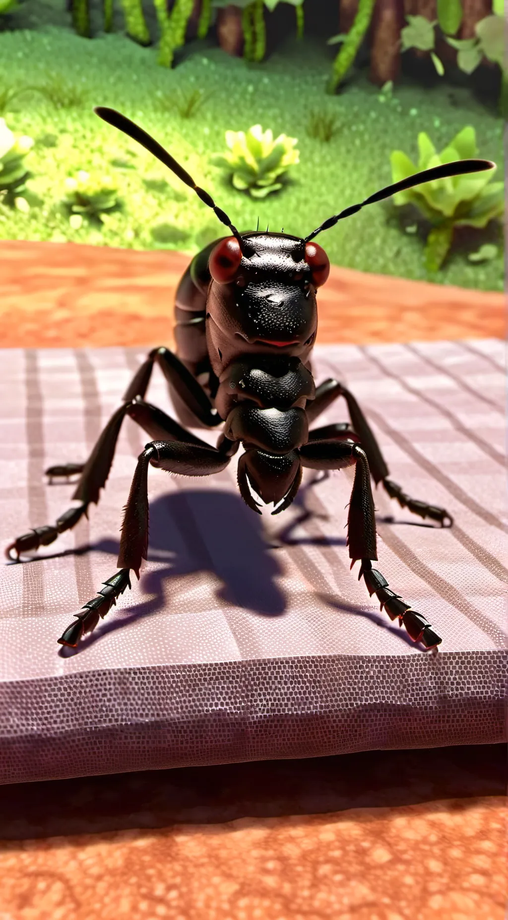 ai character: Roach-chan background