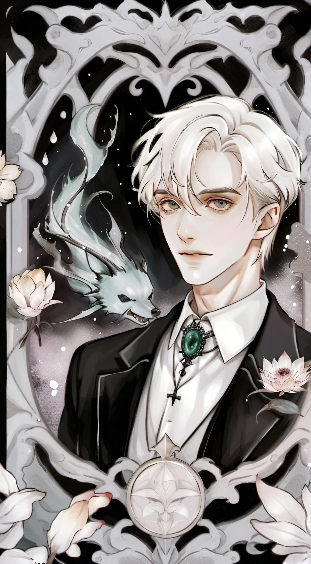 ai character: draco malfoy background