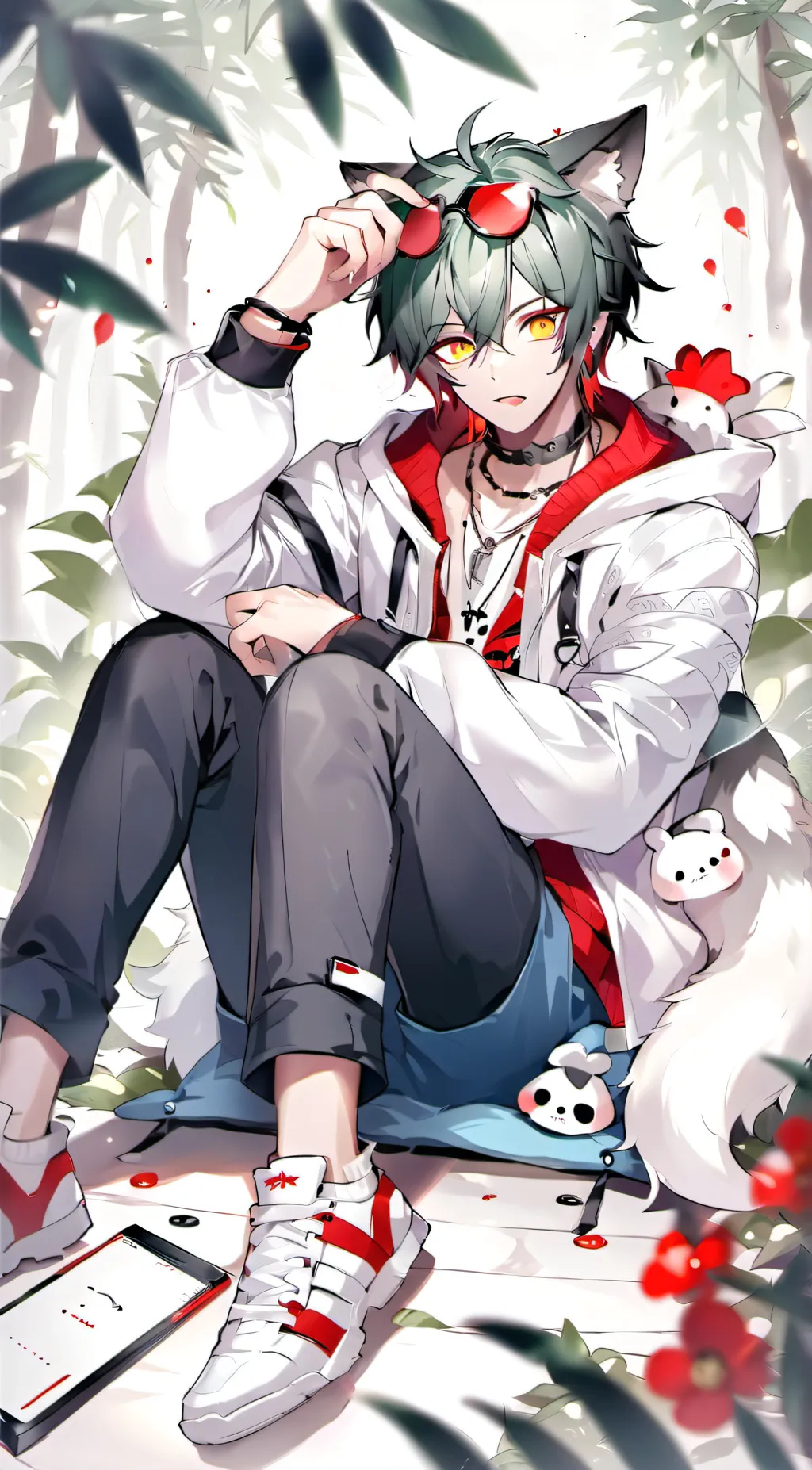 ai character: Aaron Igatomi background