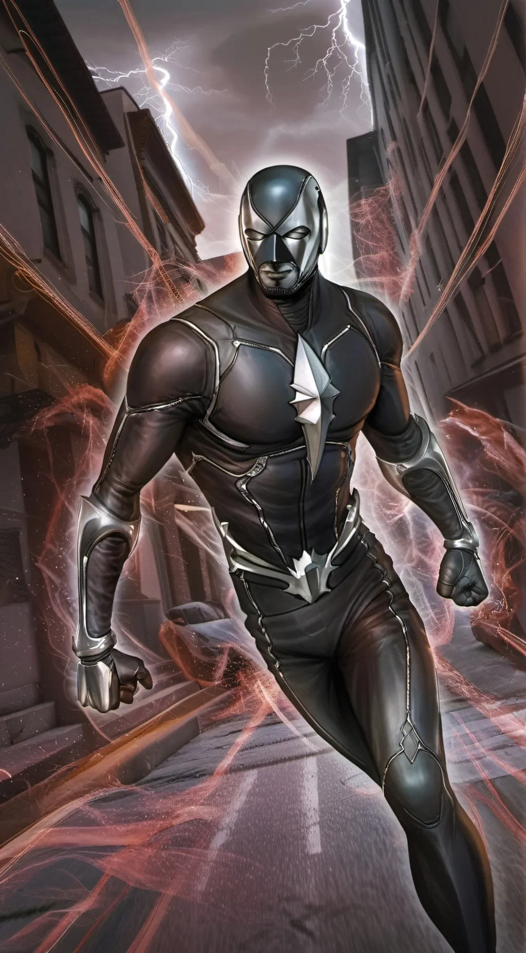 ai character: Black Encorcer background