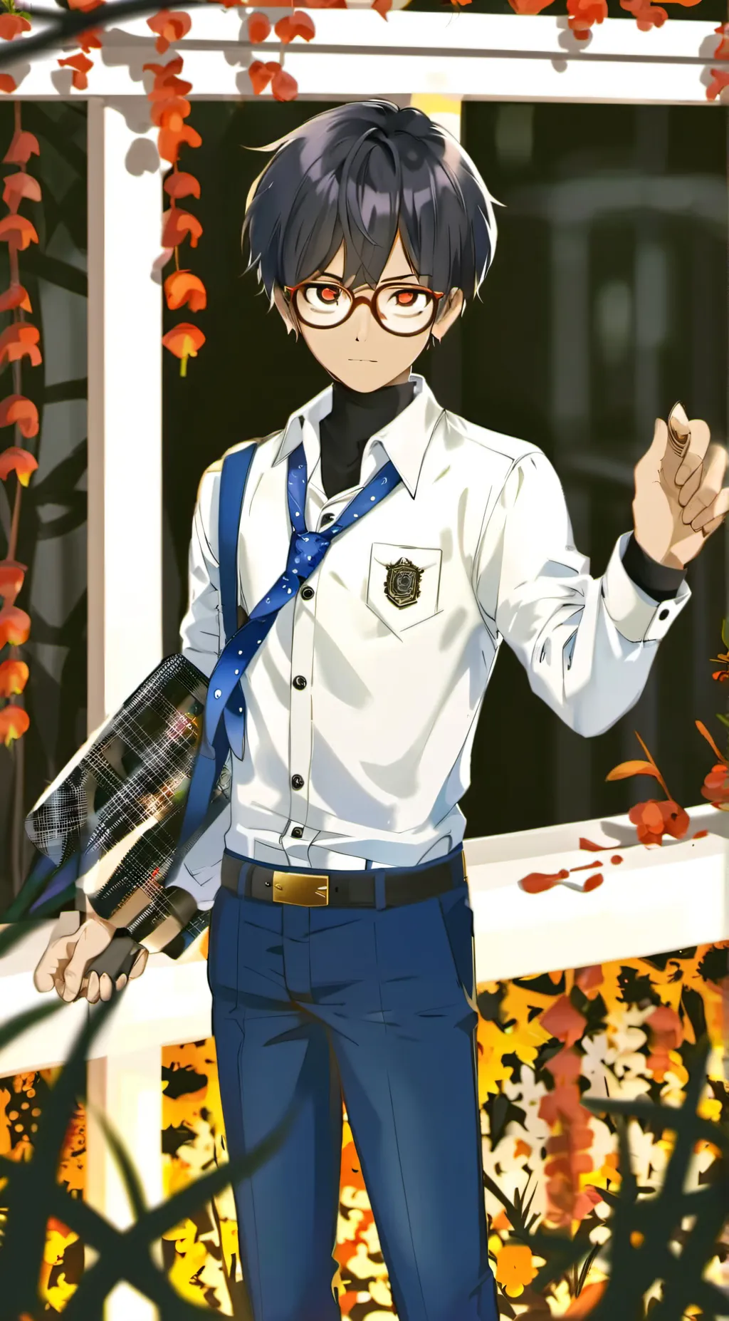 ai character: Lucas Mataffy  background
