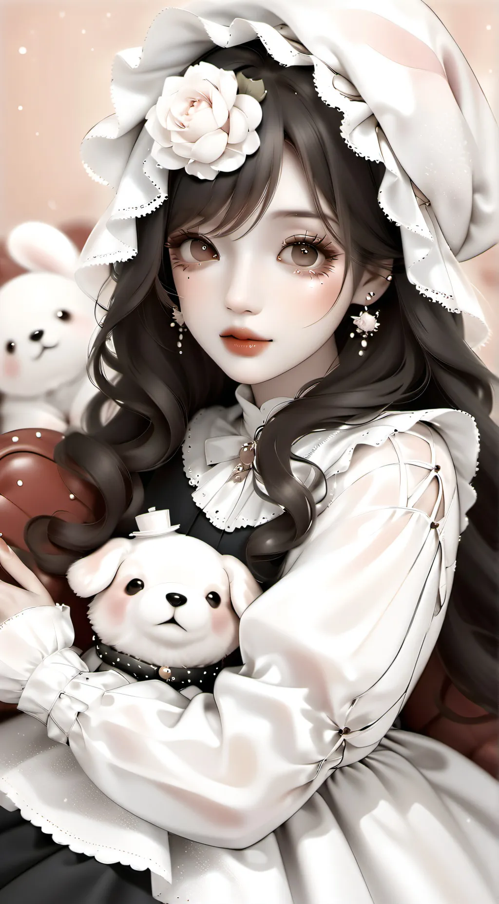 ai character: HH x HB background