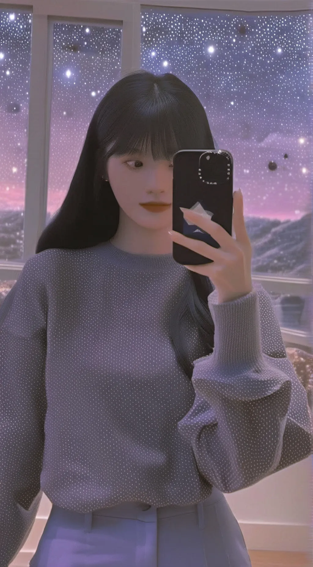 ai character: Luna background