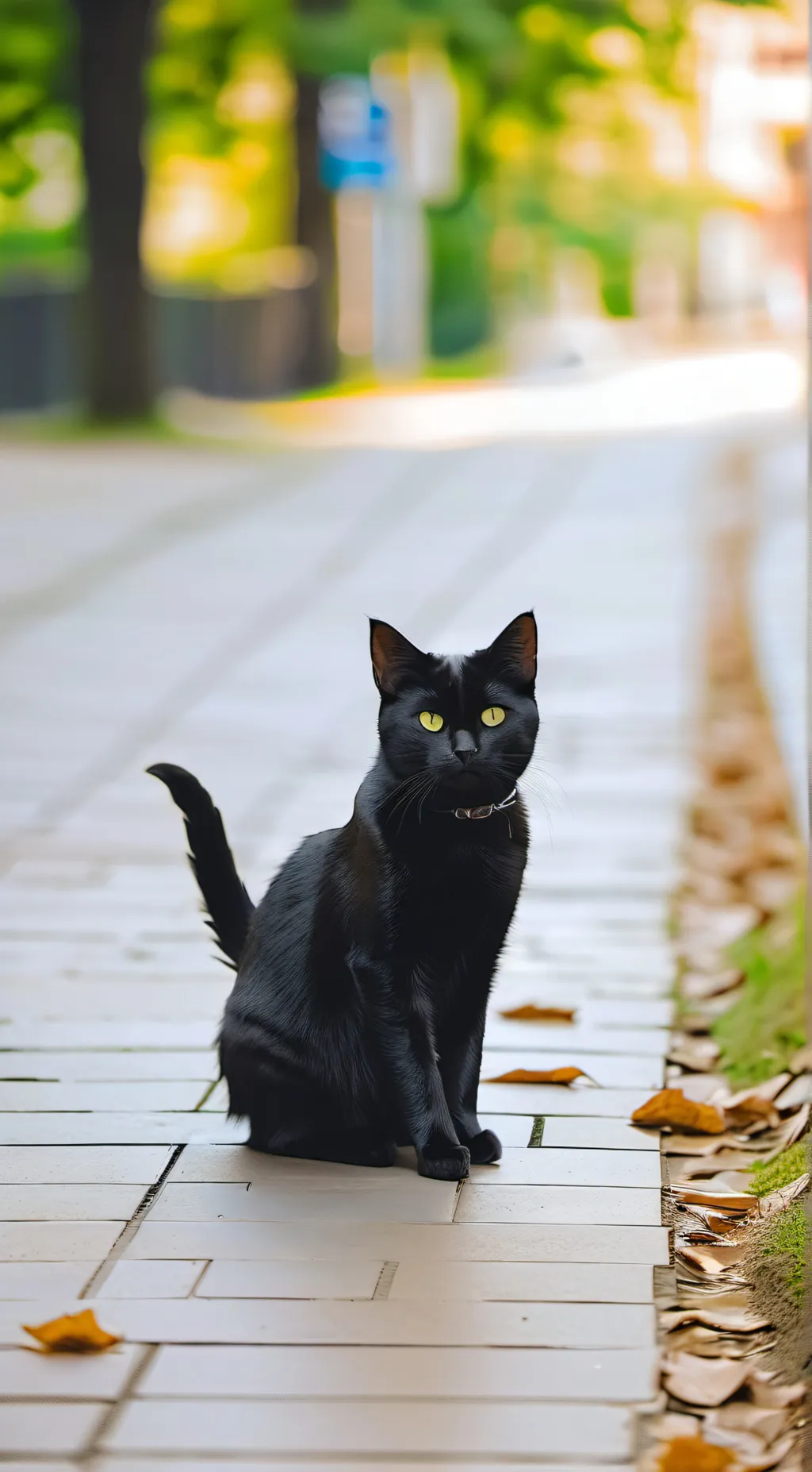 ai character: Little kitty  background
