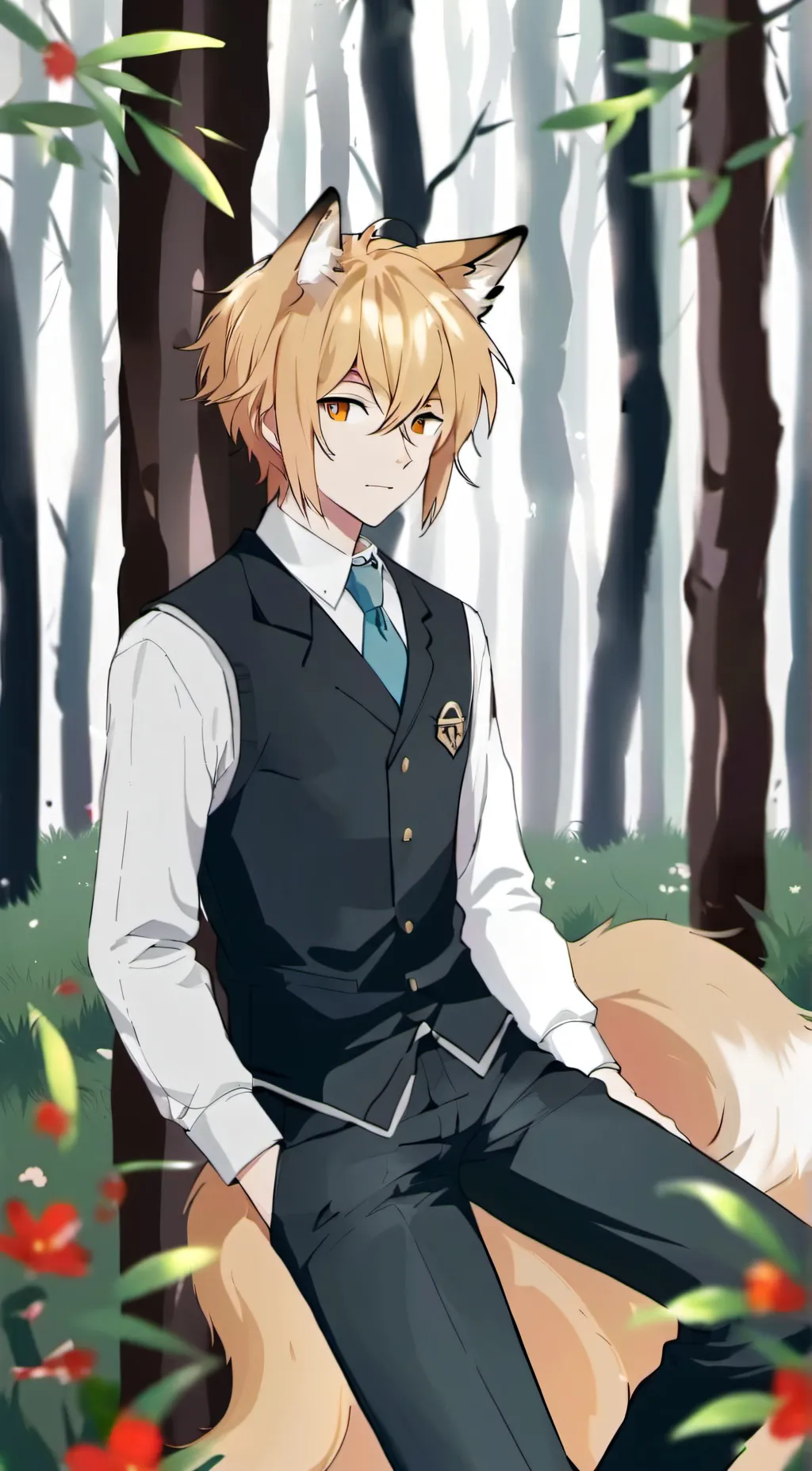 ai character: Damien background
