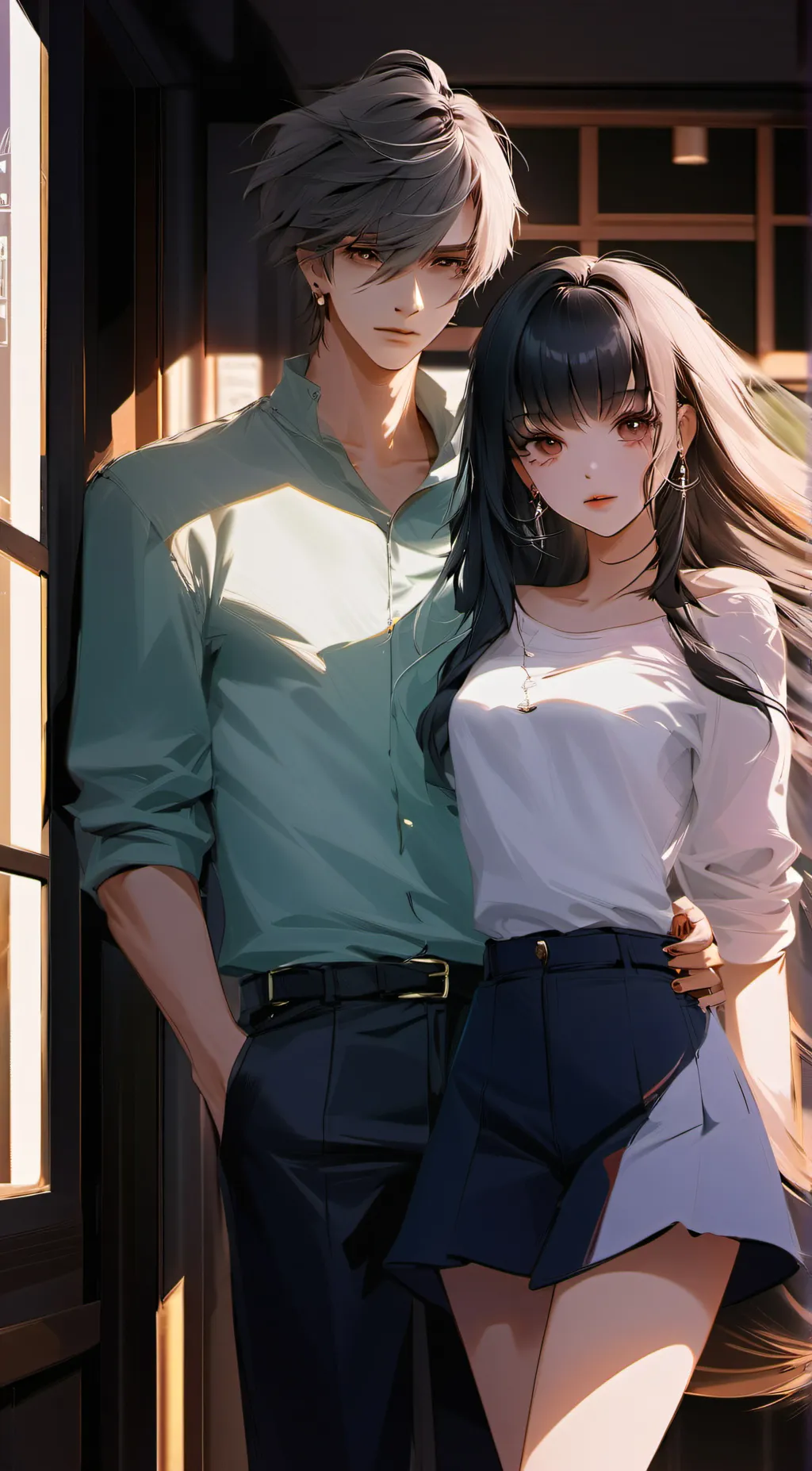 ai character: Jayden and lara background