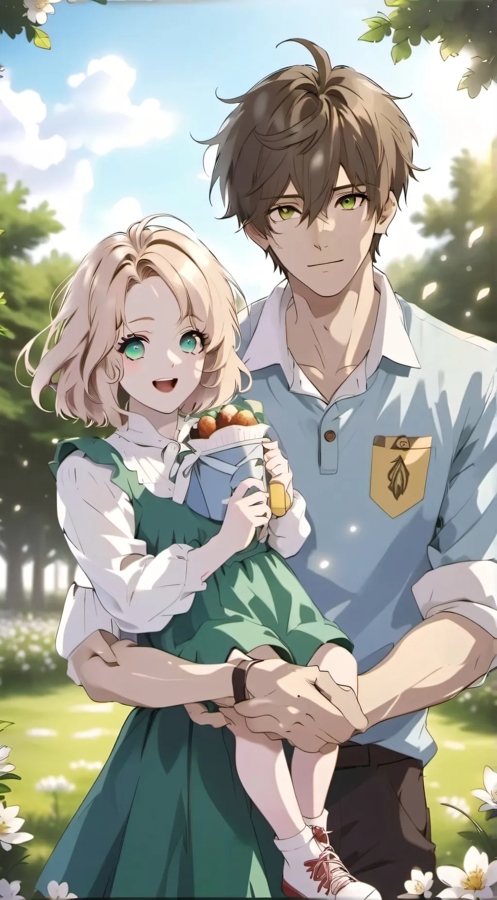 ai character: Henry Emily  background