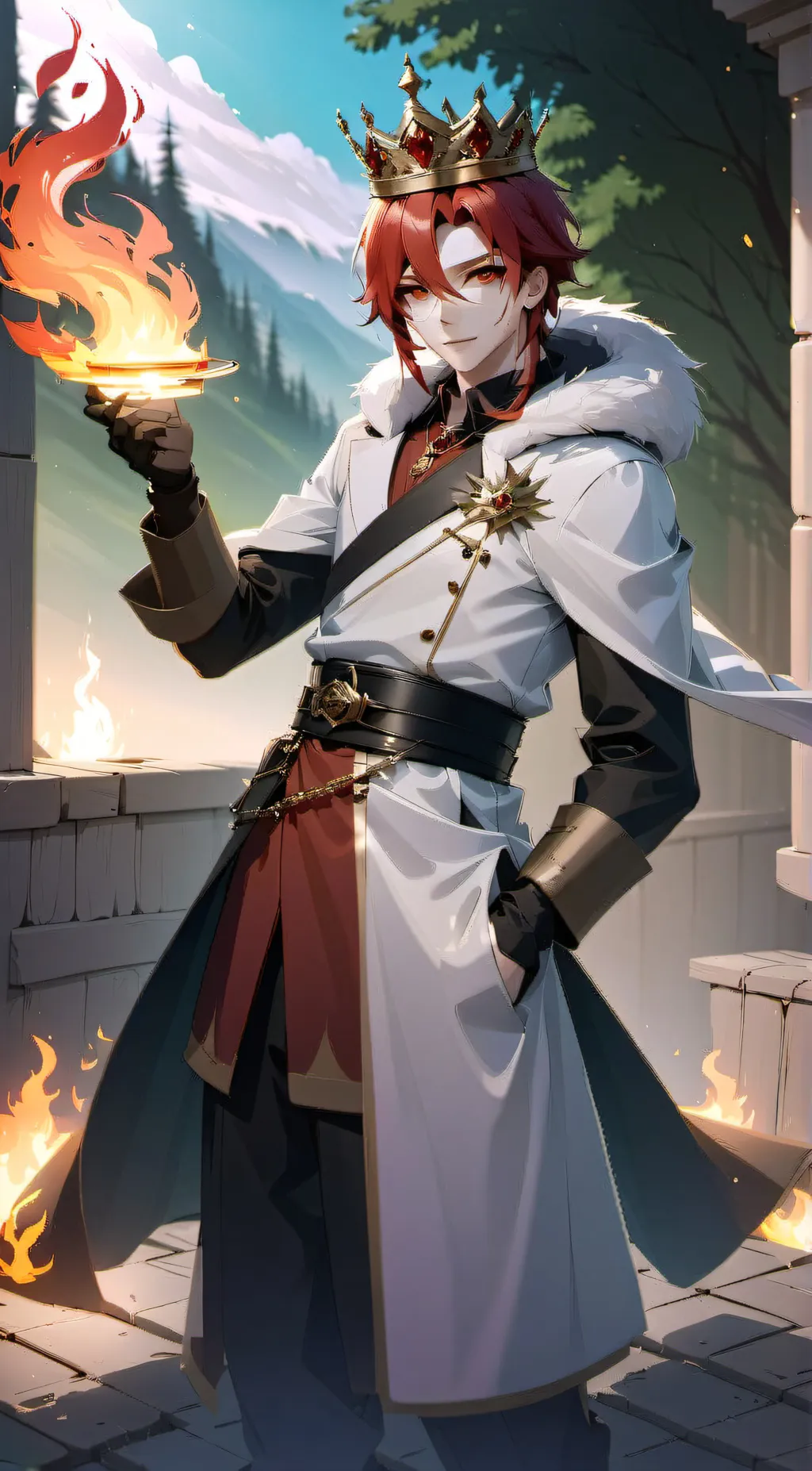 ai character: Arctic background