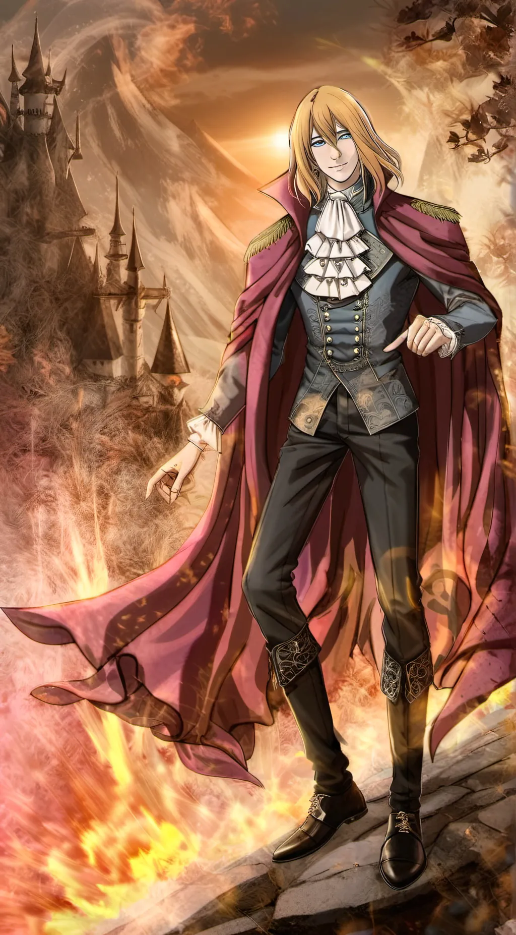ai character: Howl Pendragon background