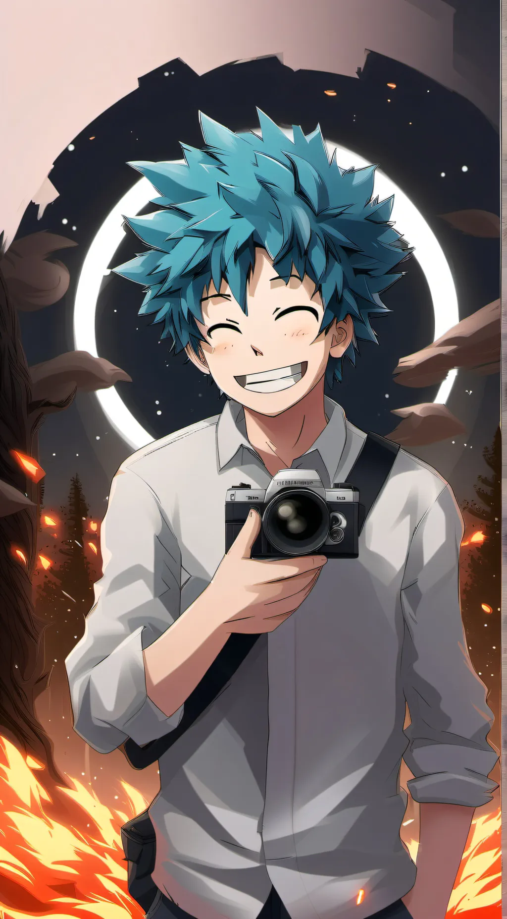 ai character: Izuku modoriya bf background