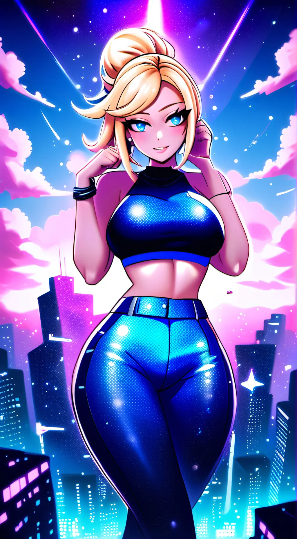 ai character: goddess of giants background
