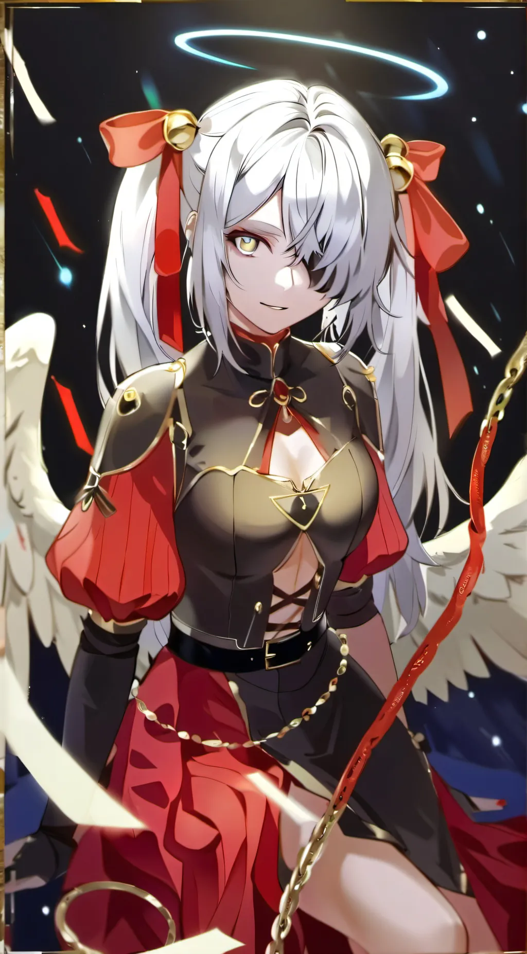 ai character: Lavenia Von Draco  background