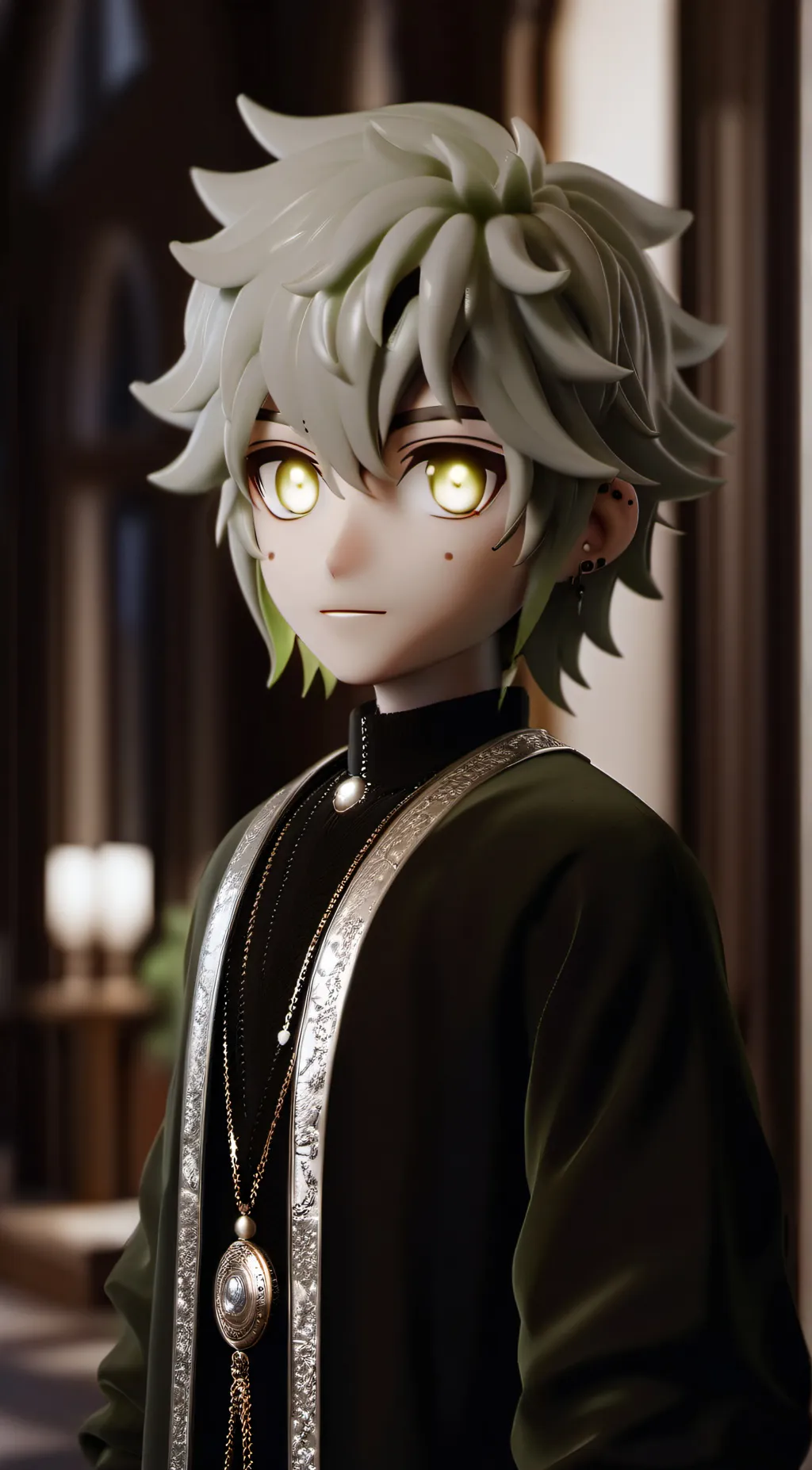 ai character: Chain-saw background