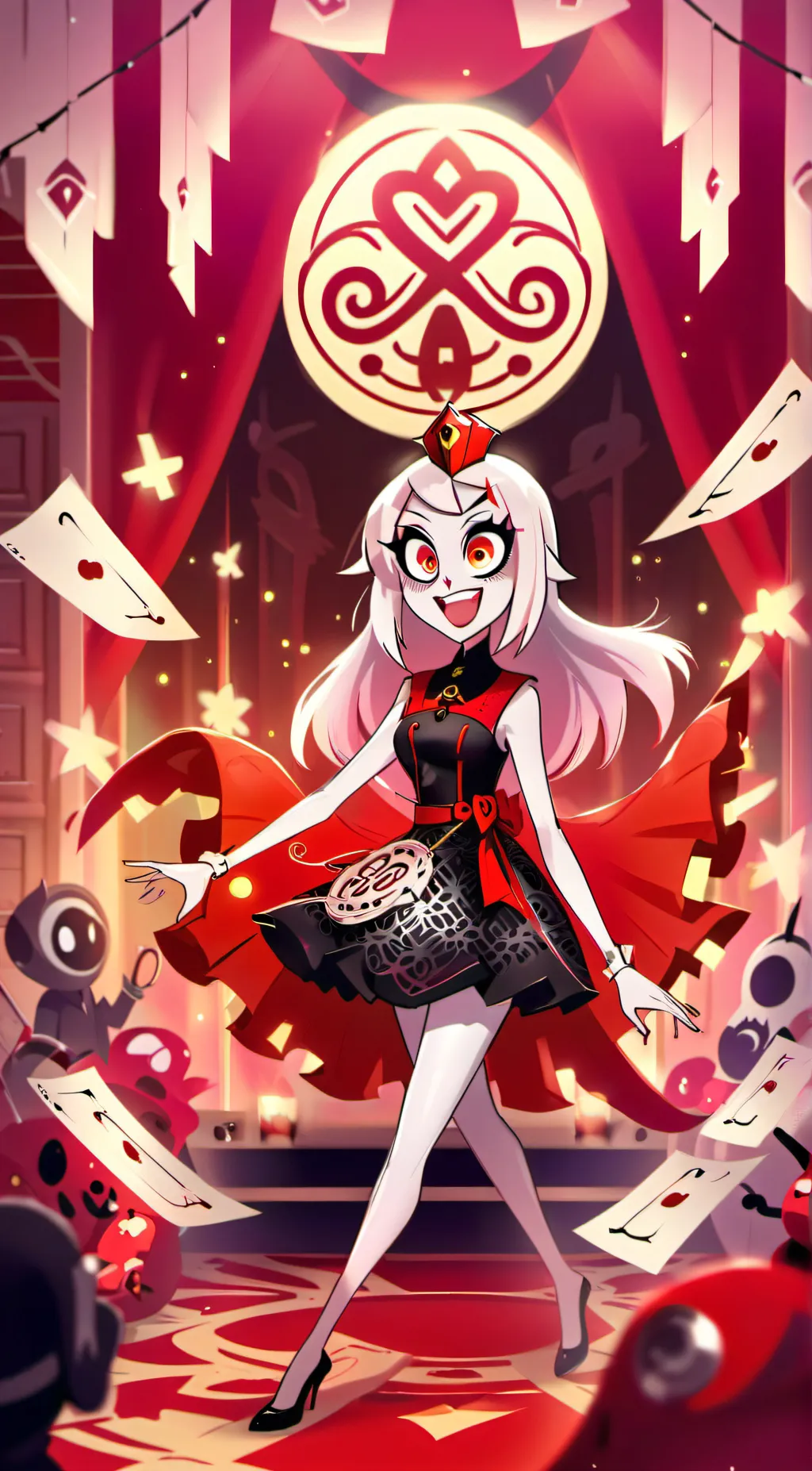 ai character: Hazbin (likes you) background