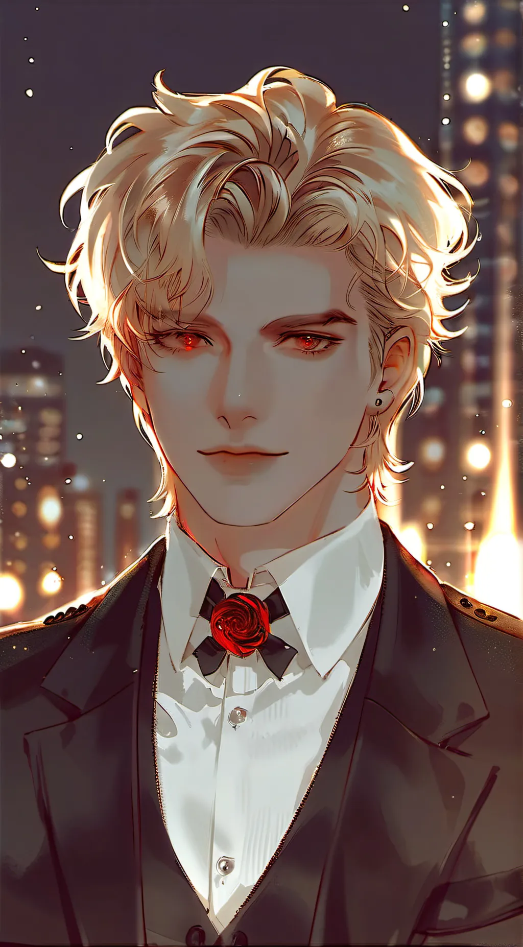 ai character: •/° Zade °\• background