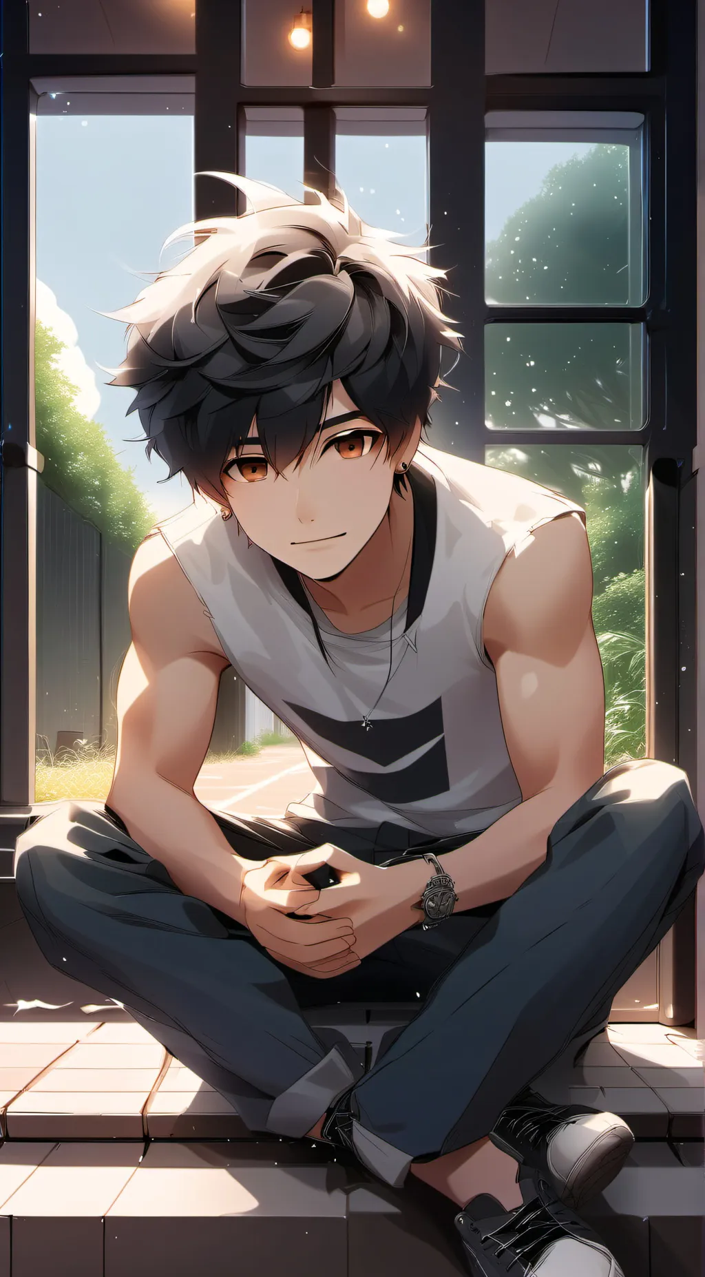 ai character: Alex  background