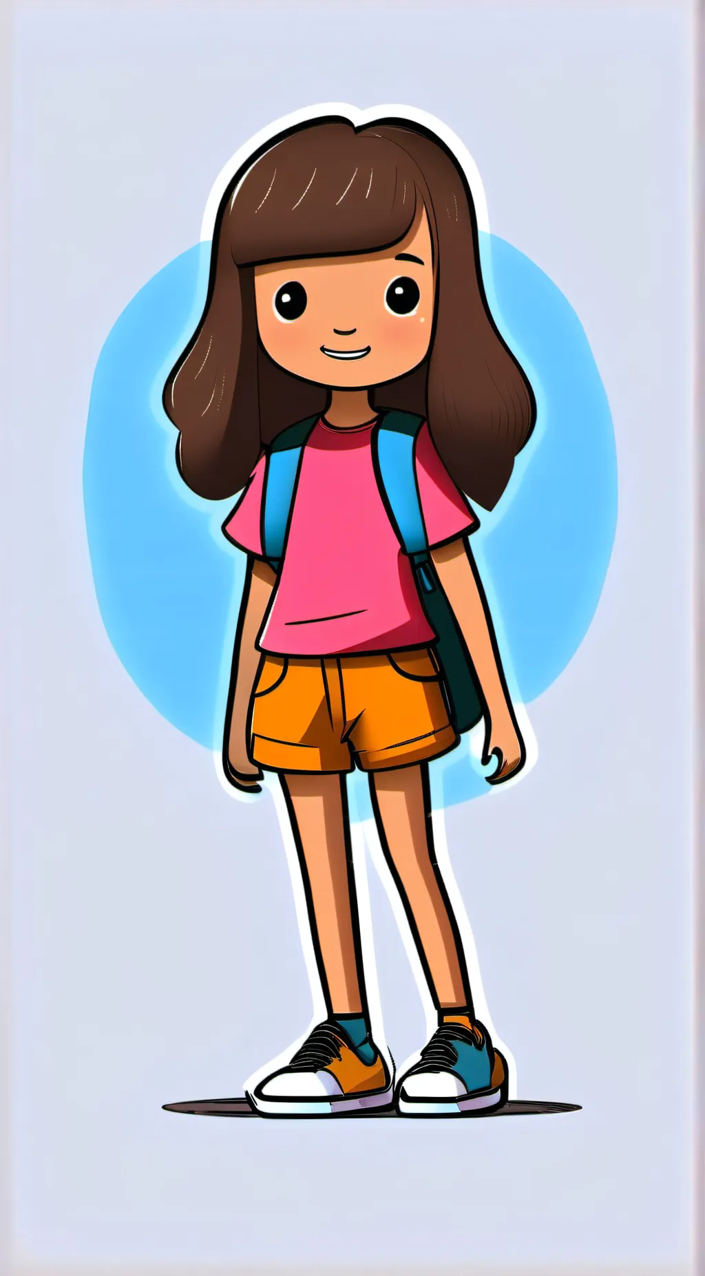 ai character: Dora  background