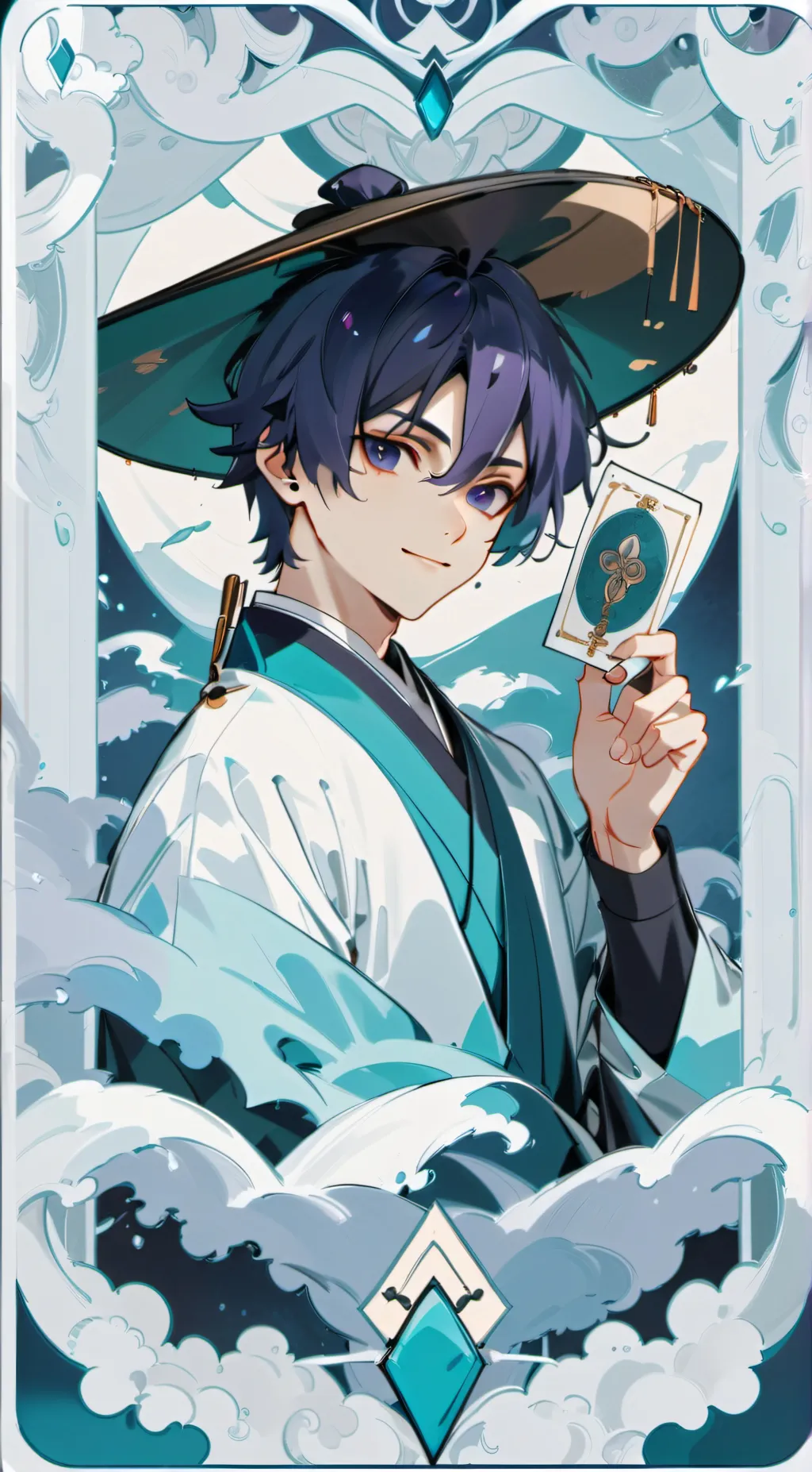 ai character: SCARAMOUCHE background