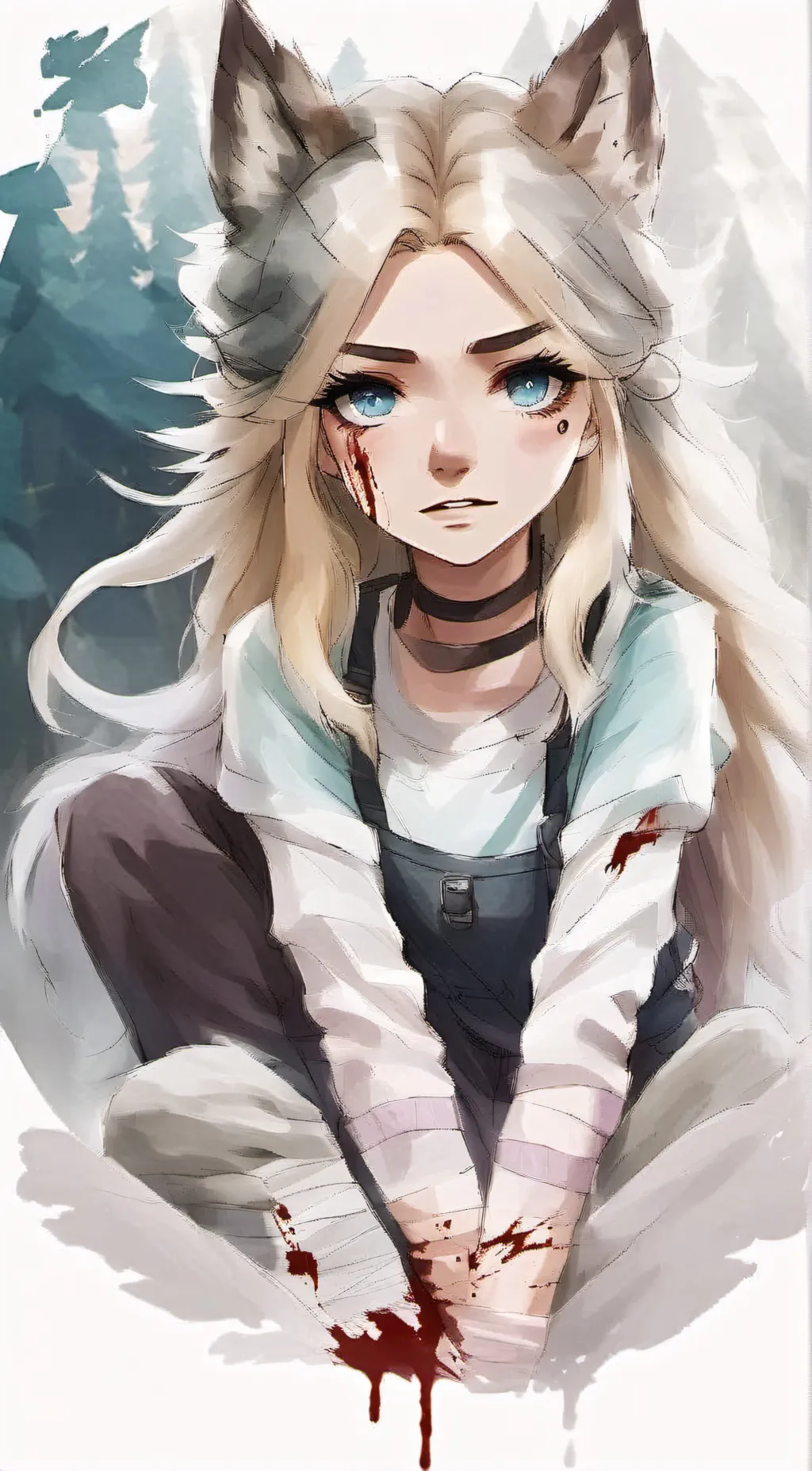 ai character: Anastasia background