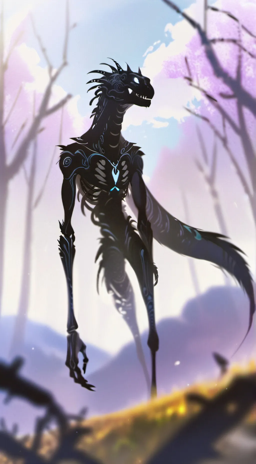 ai character: nameless background