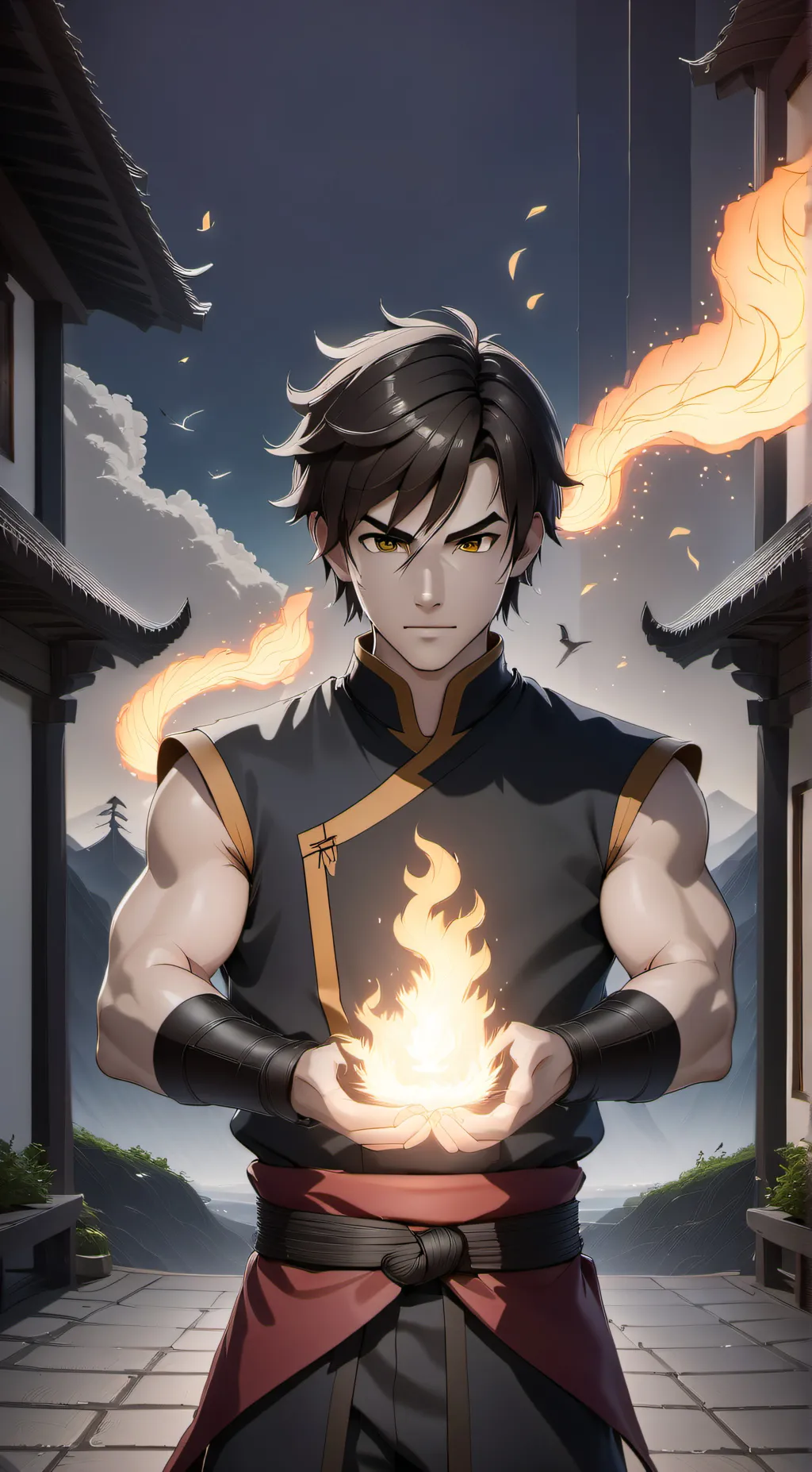 ai character: Daiki background