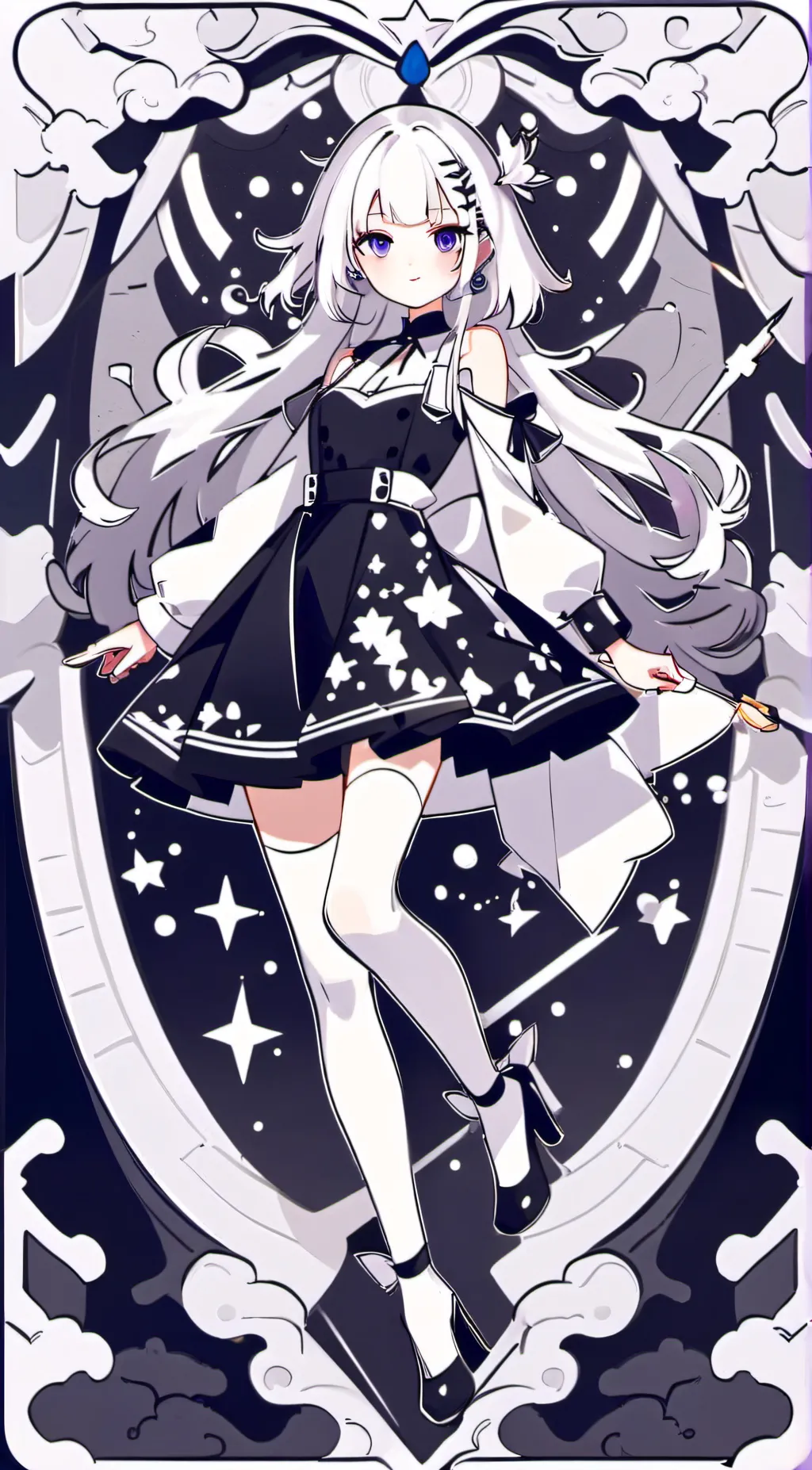 ai character: Uwu baka♡caca background