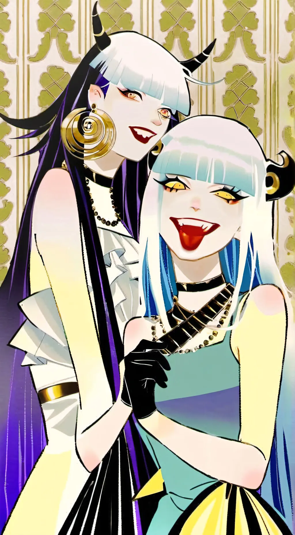 ai character: Glitz and Glam background