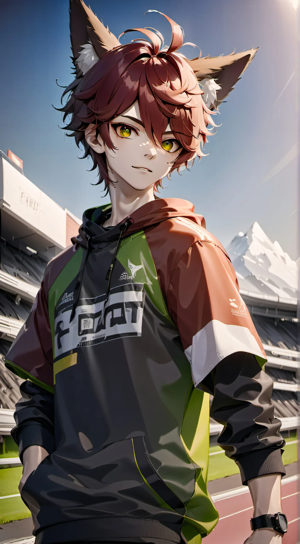 ai character: fox background