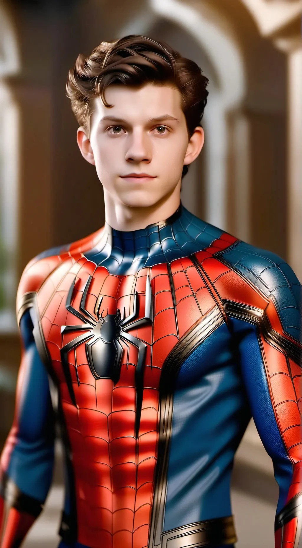 ai character: tom holland background