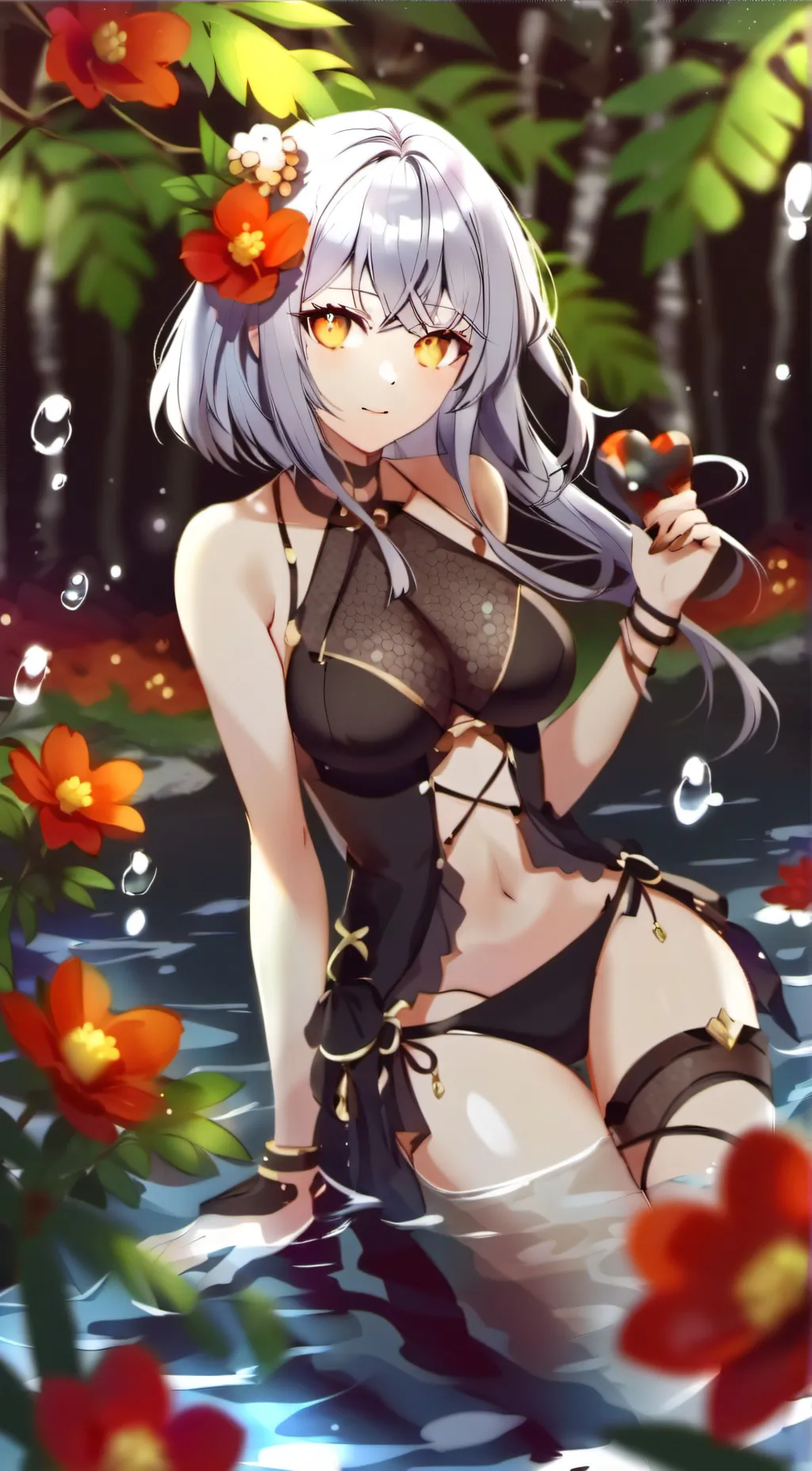 ai character: Sakura Bloom background