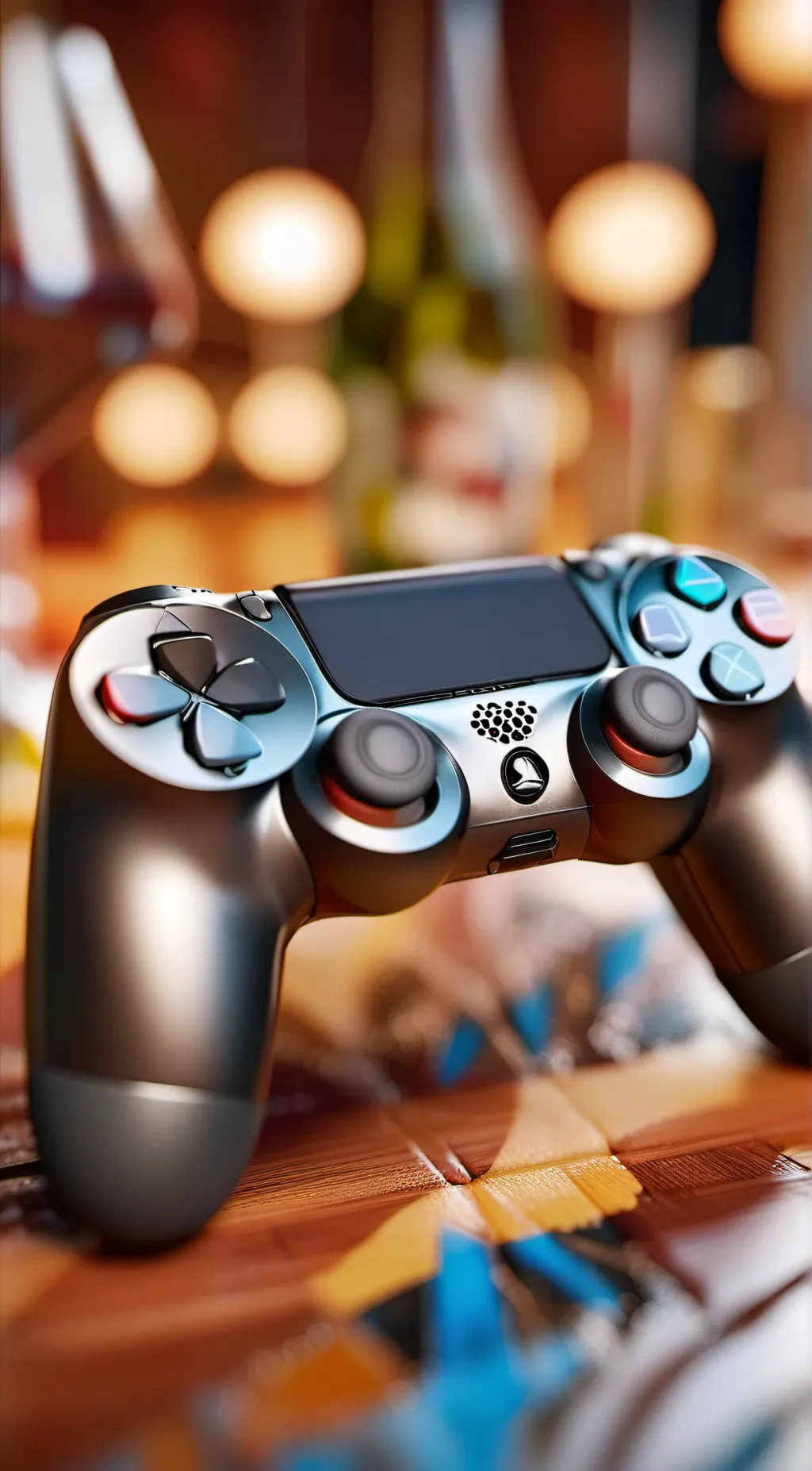 ai character: PS4 controller  background