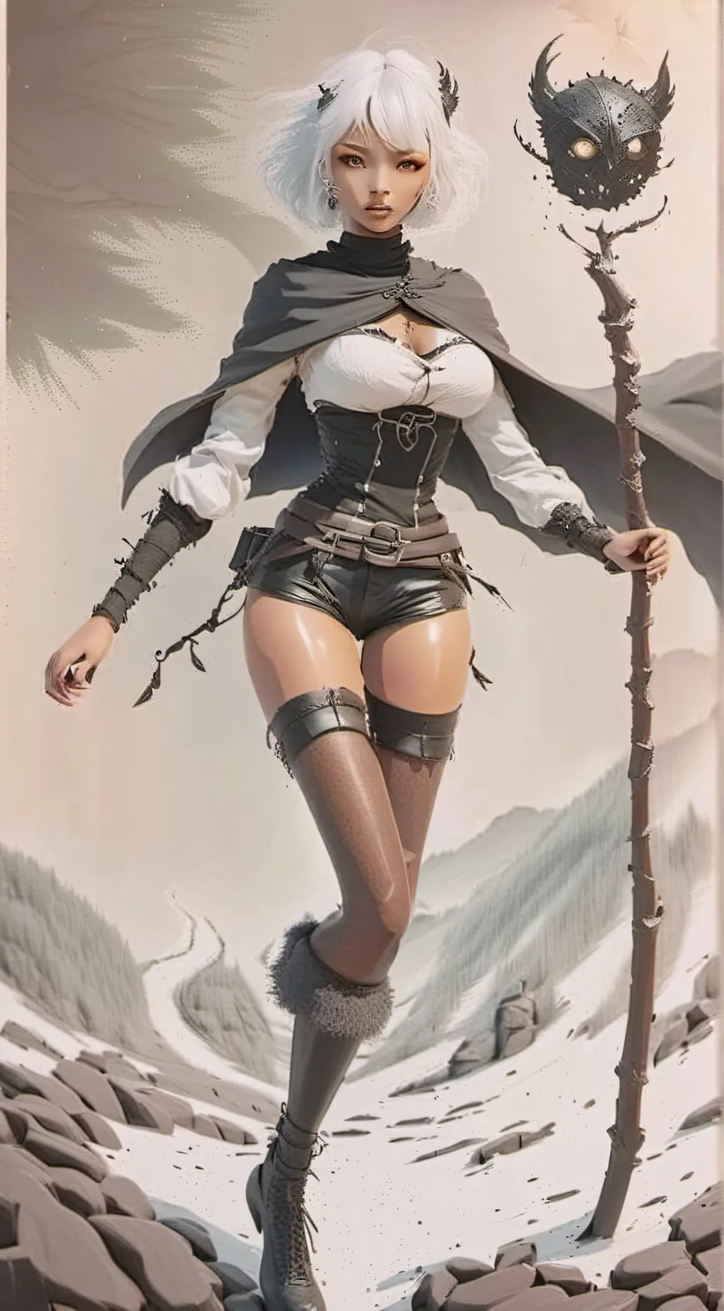 ai character: Carrie  background