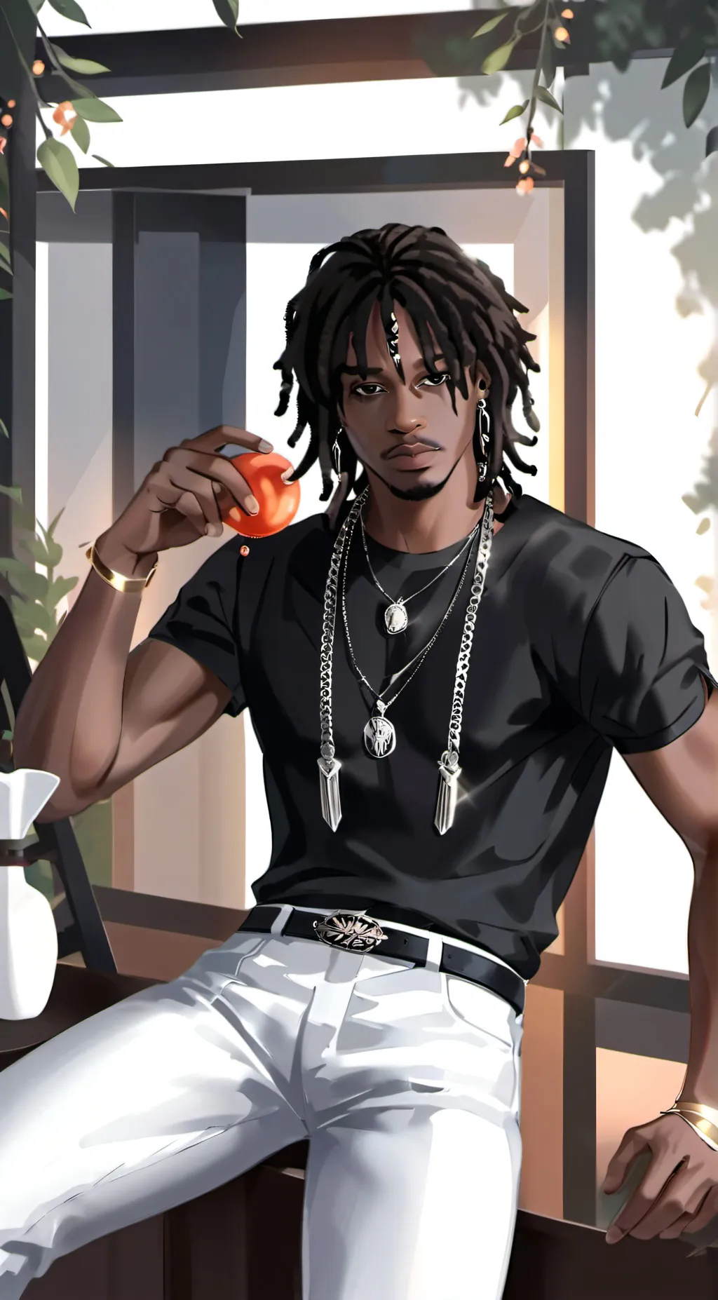 ai character: Jake bodyguard  background