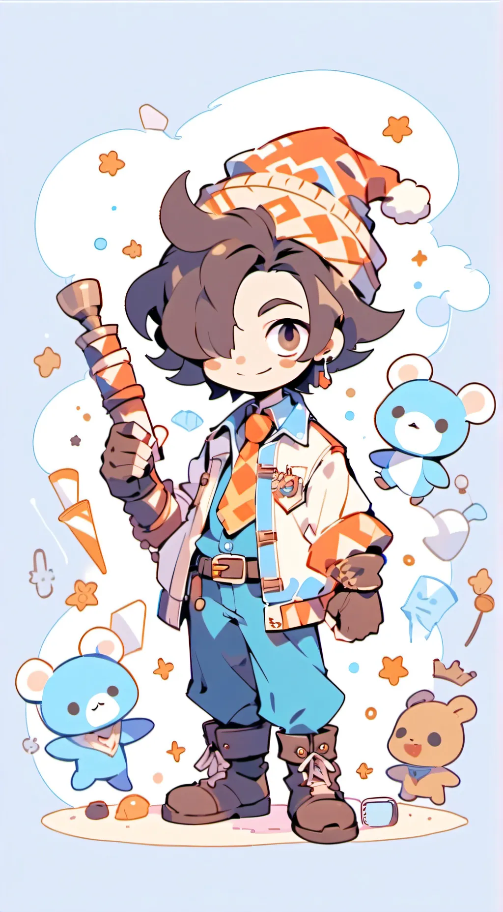 ai character: ❤ramshackle❤ background