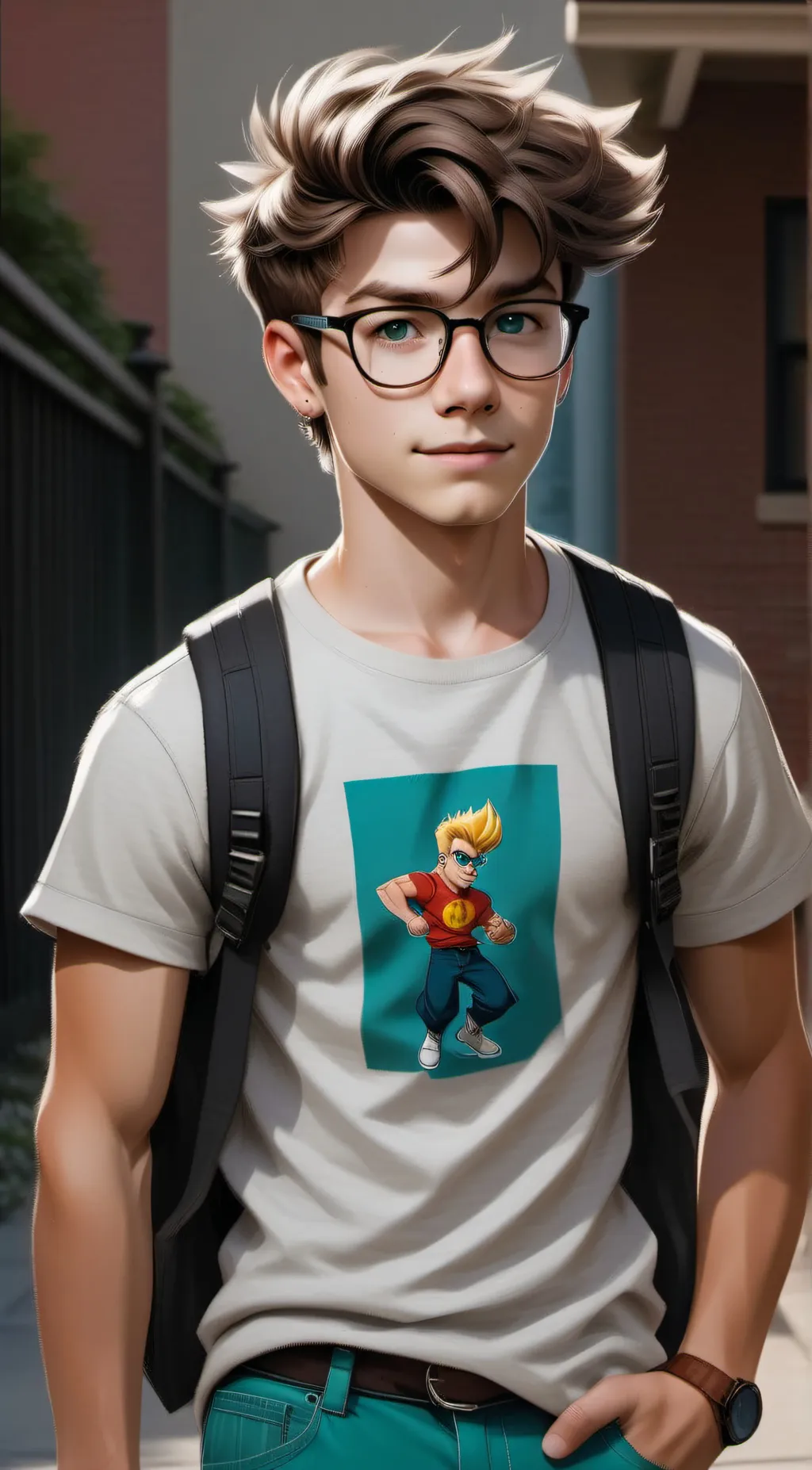 ai character: Carl  background