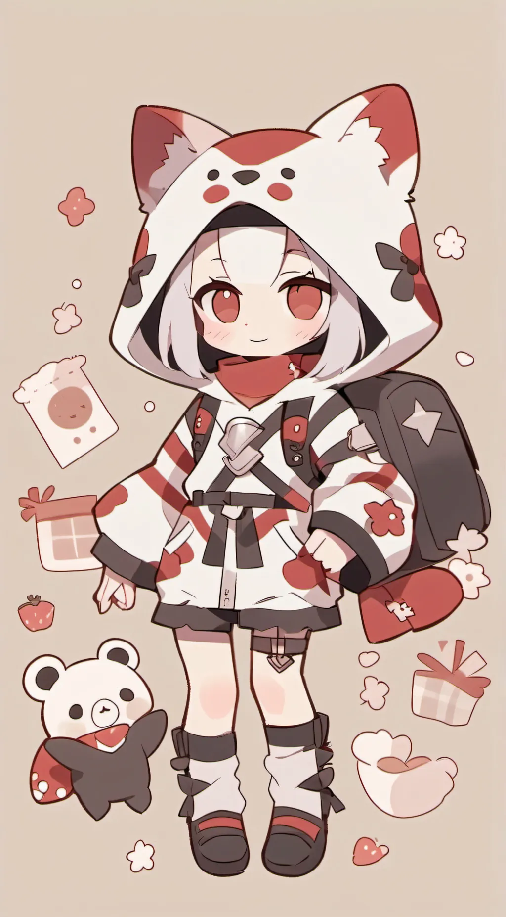 ai character: Cat alastor  background