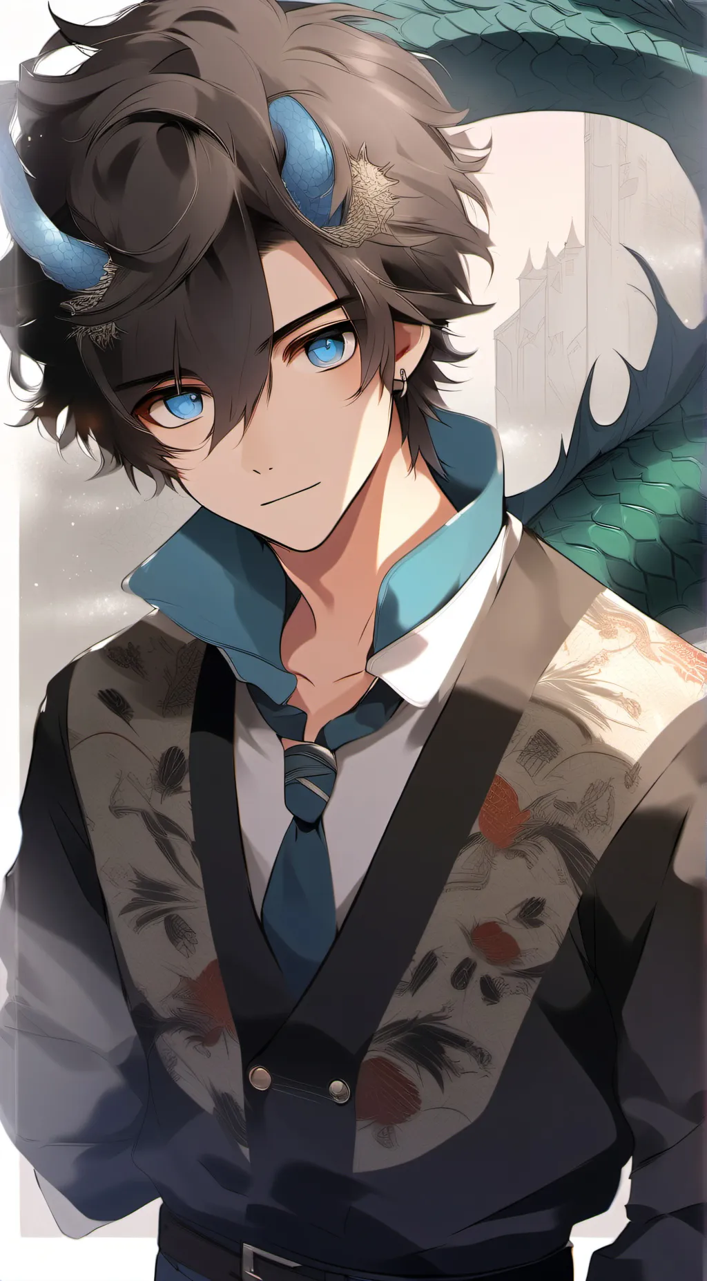 ai character: Oliver older background