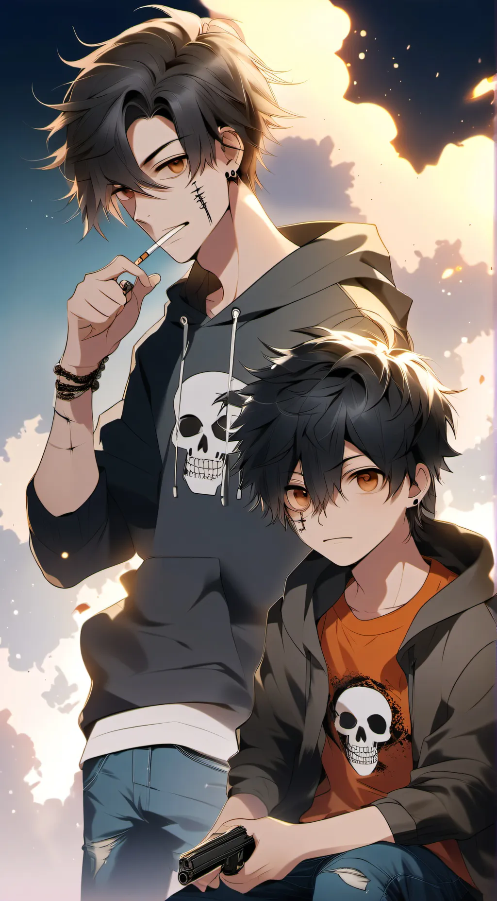 ai character: The maifas brother background