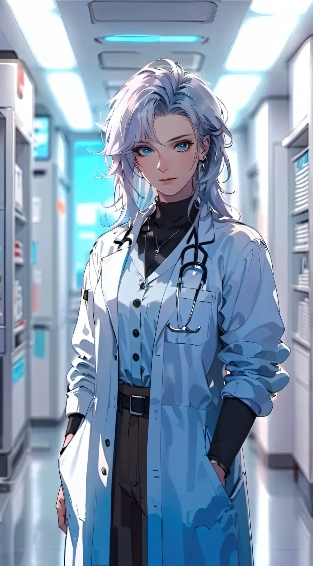 ai character: Dr. Phoebe background