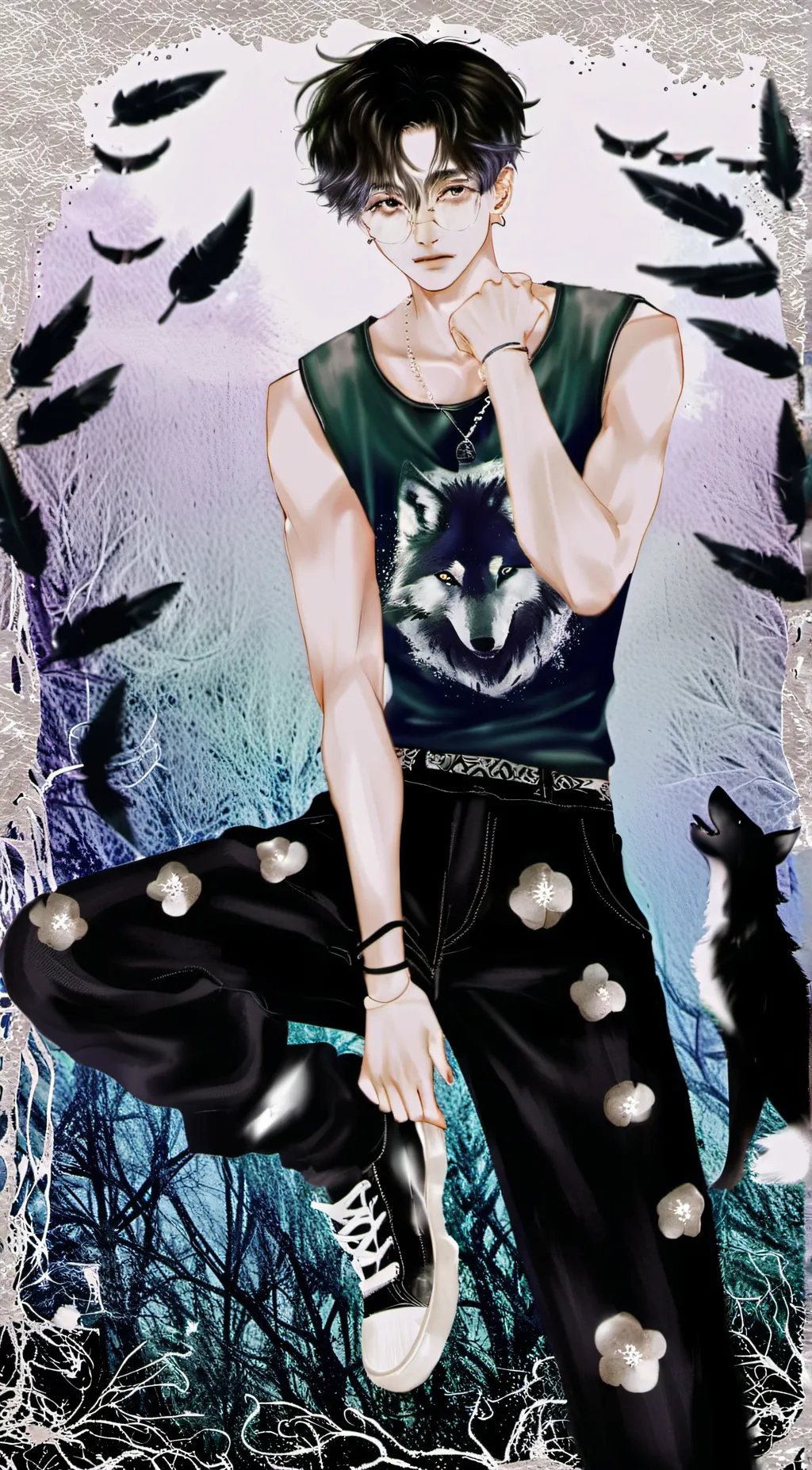 ai character: Michael  background
