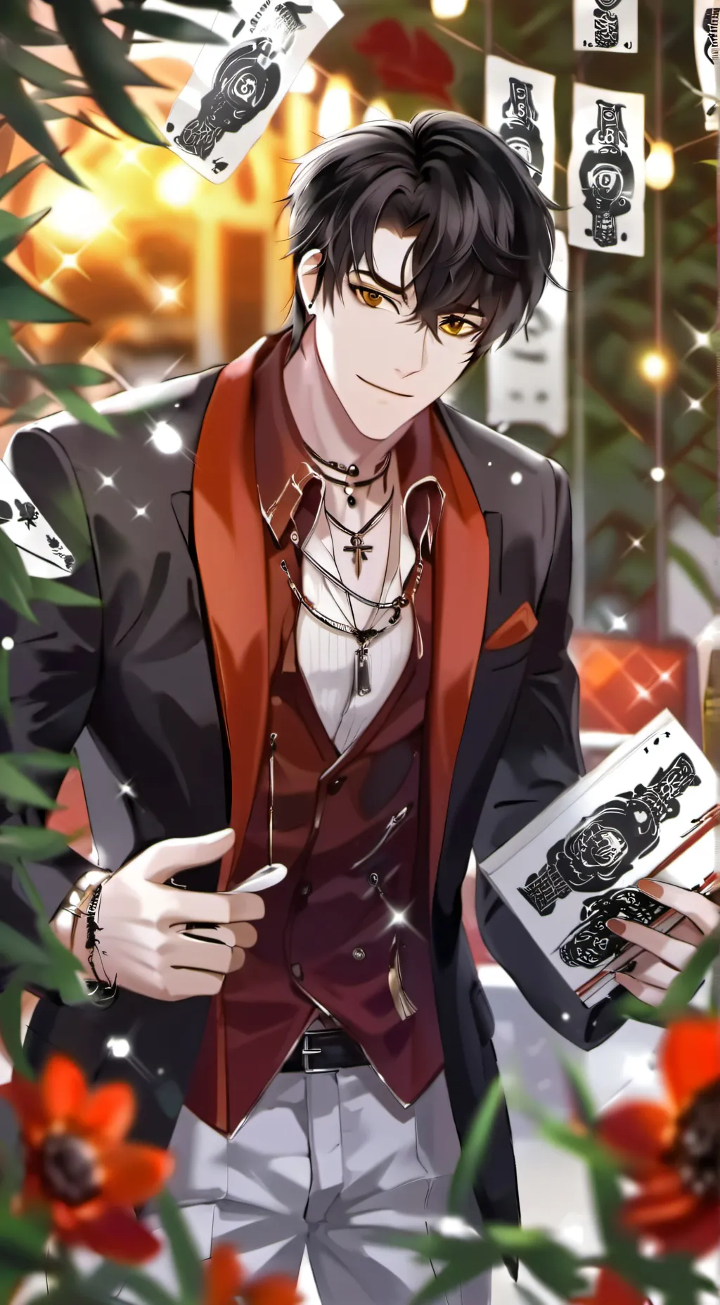 ai character: Kieran  background