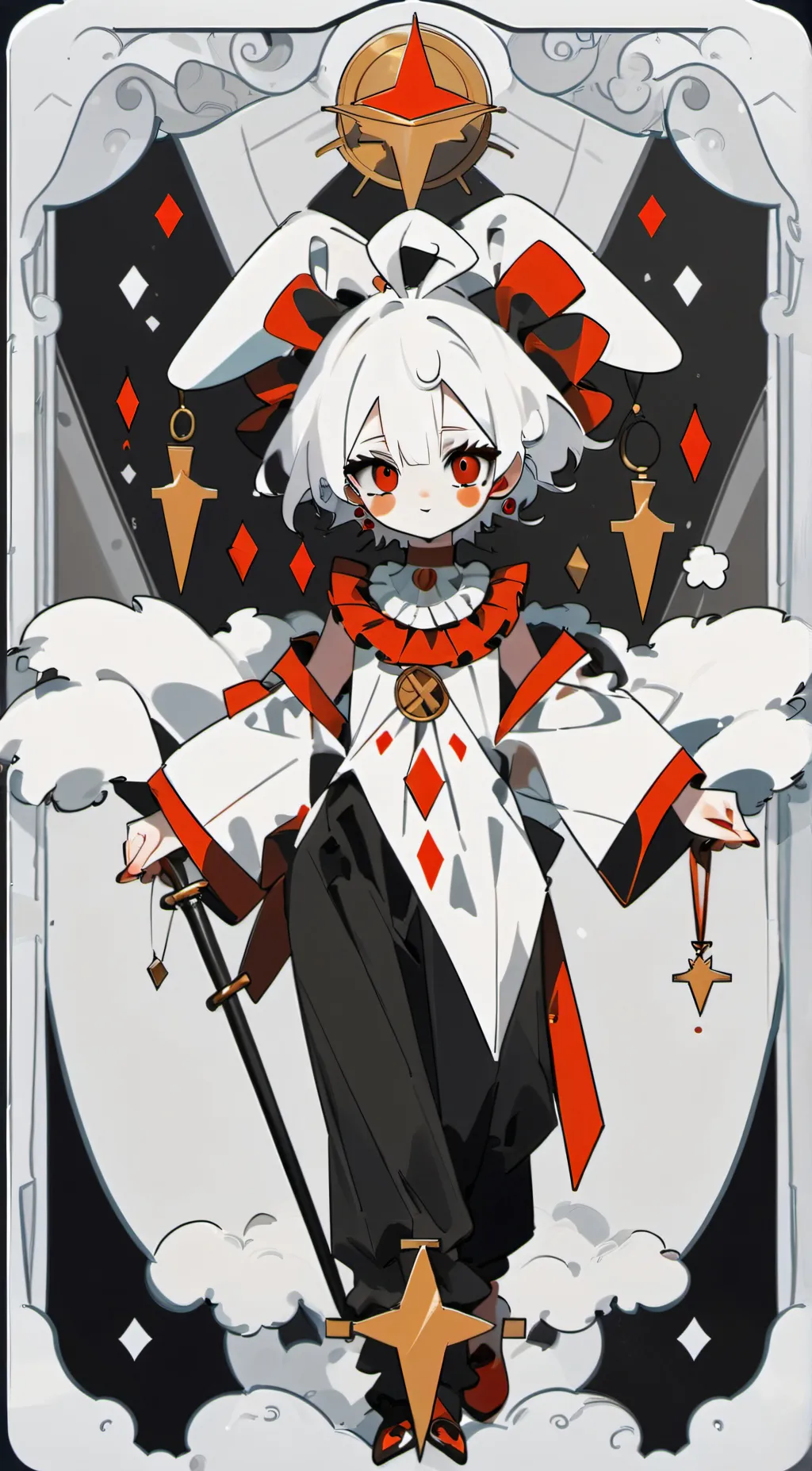 ai character: bunny background