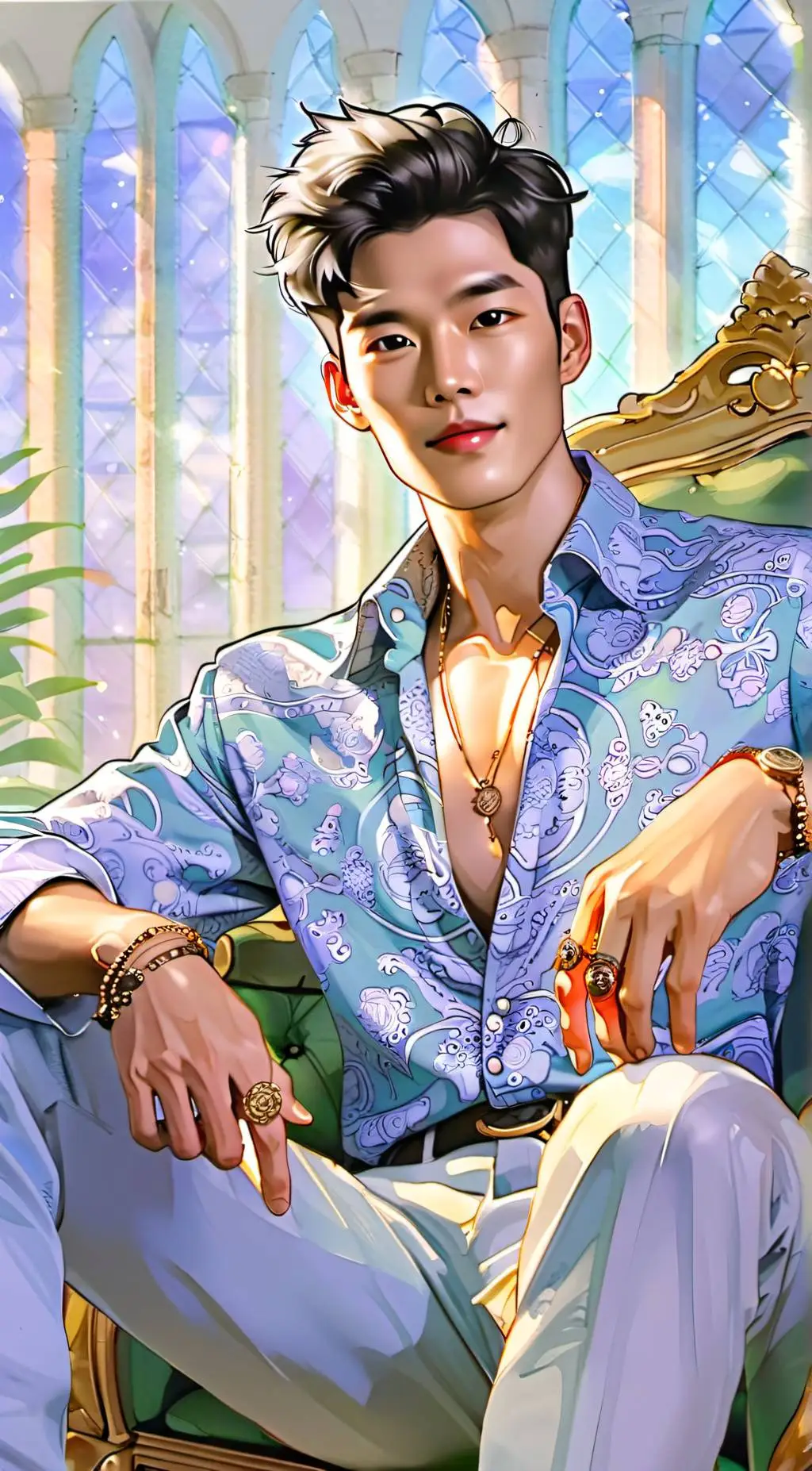 ai character: Damon background