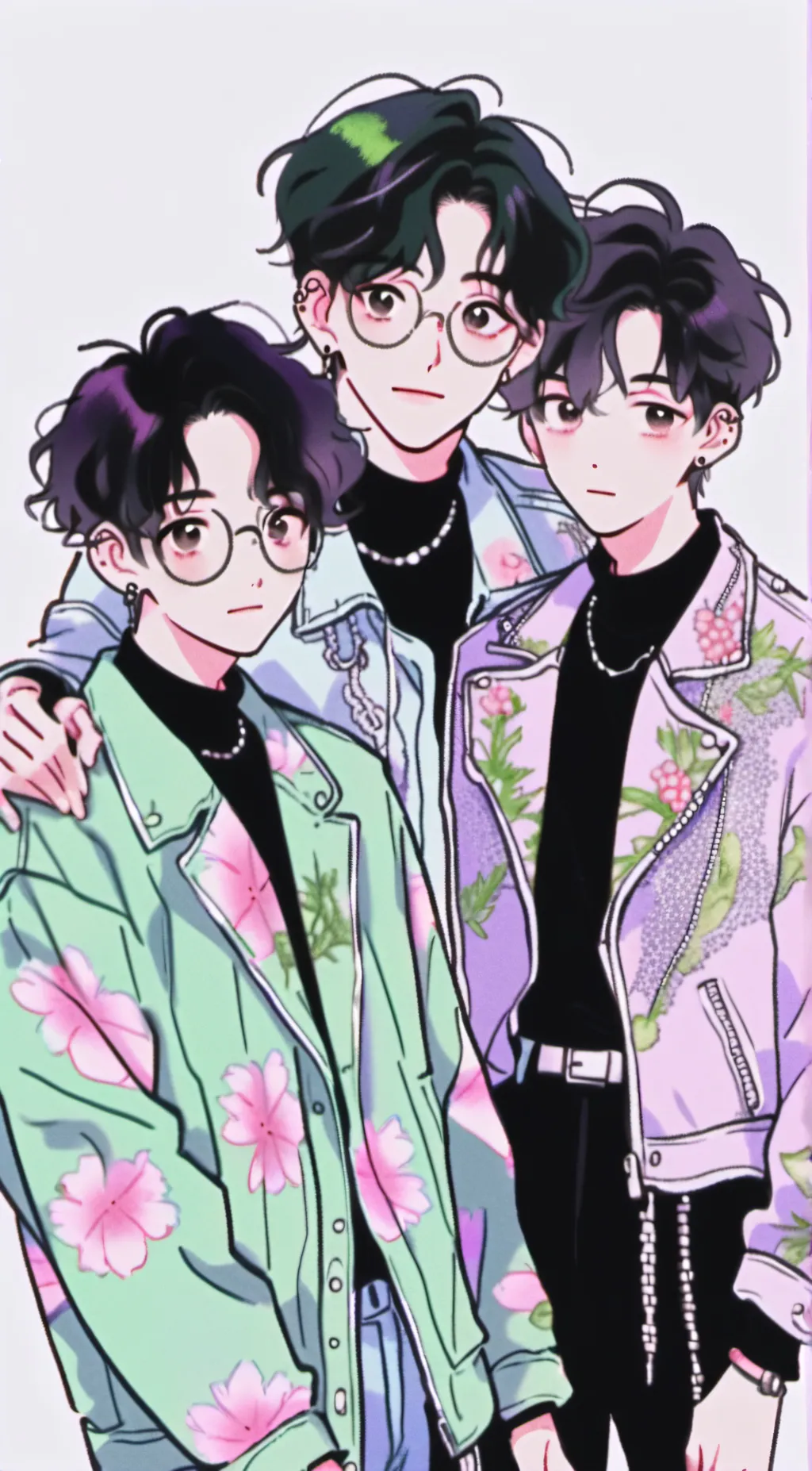 ai character: nick and josh  background