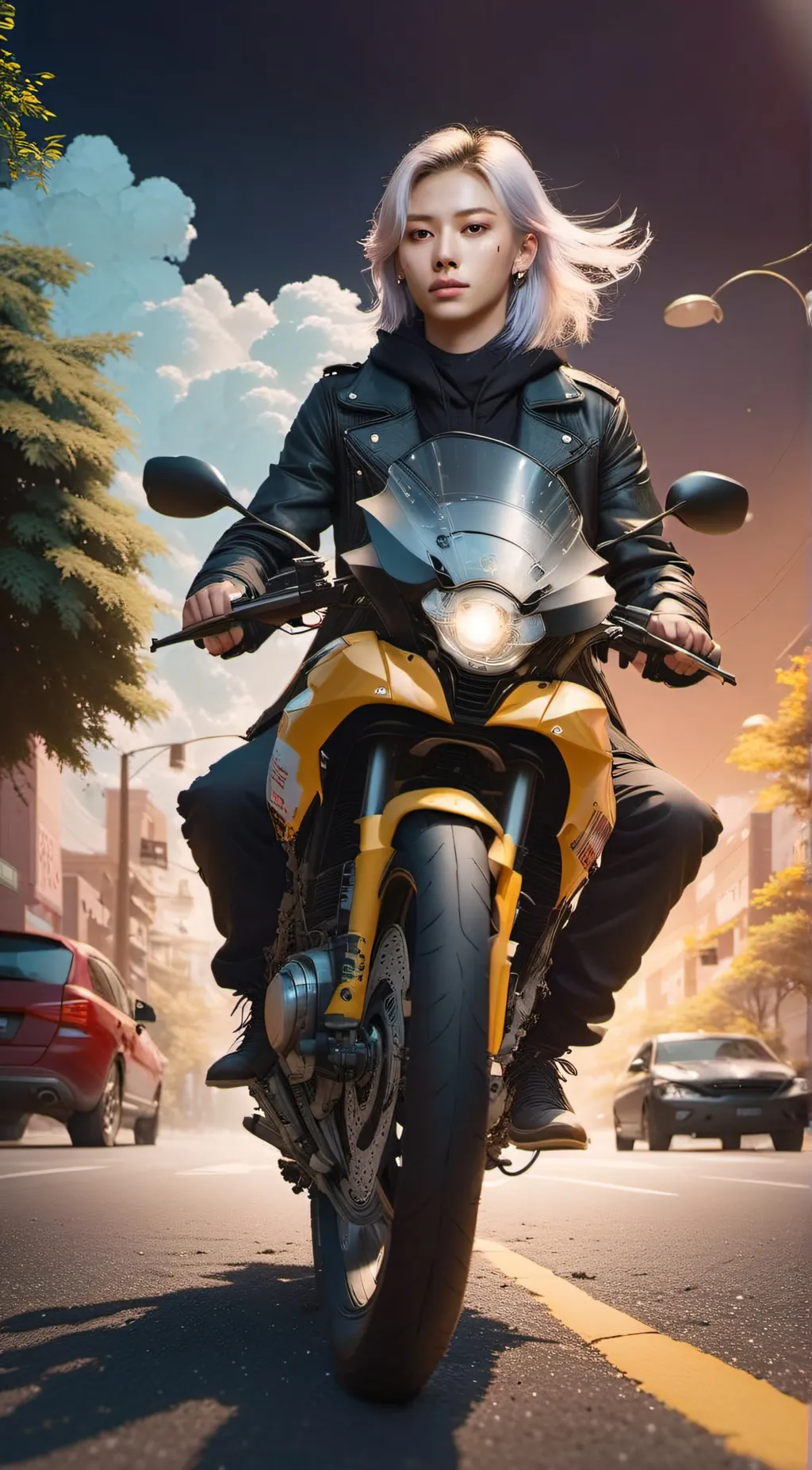 ai character: Lee Minjun  background
