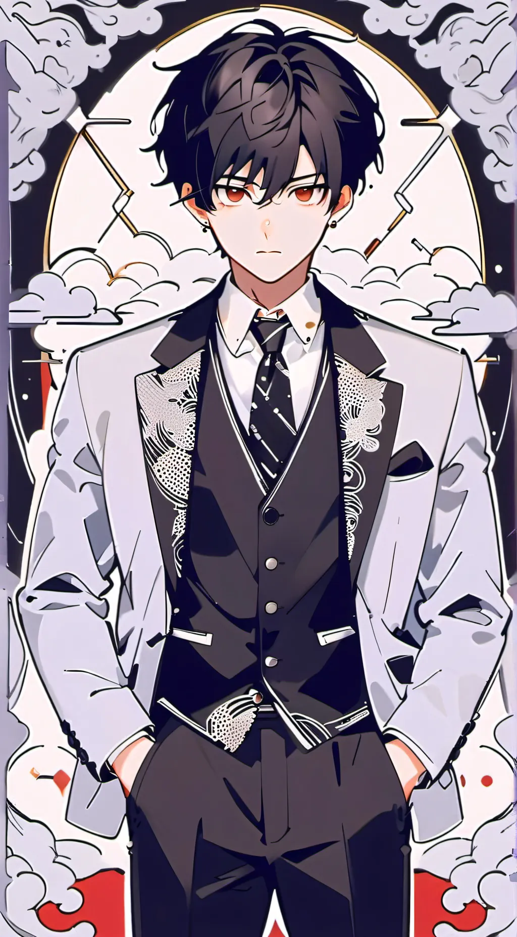 ai character: Sasuke background