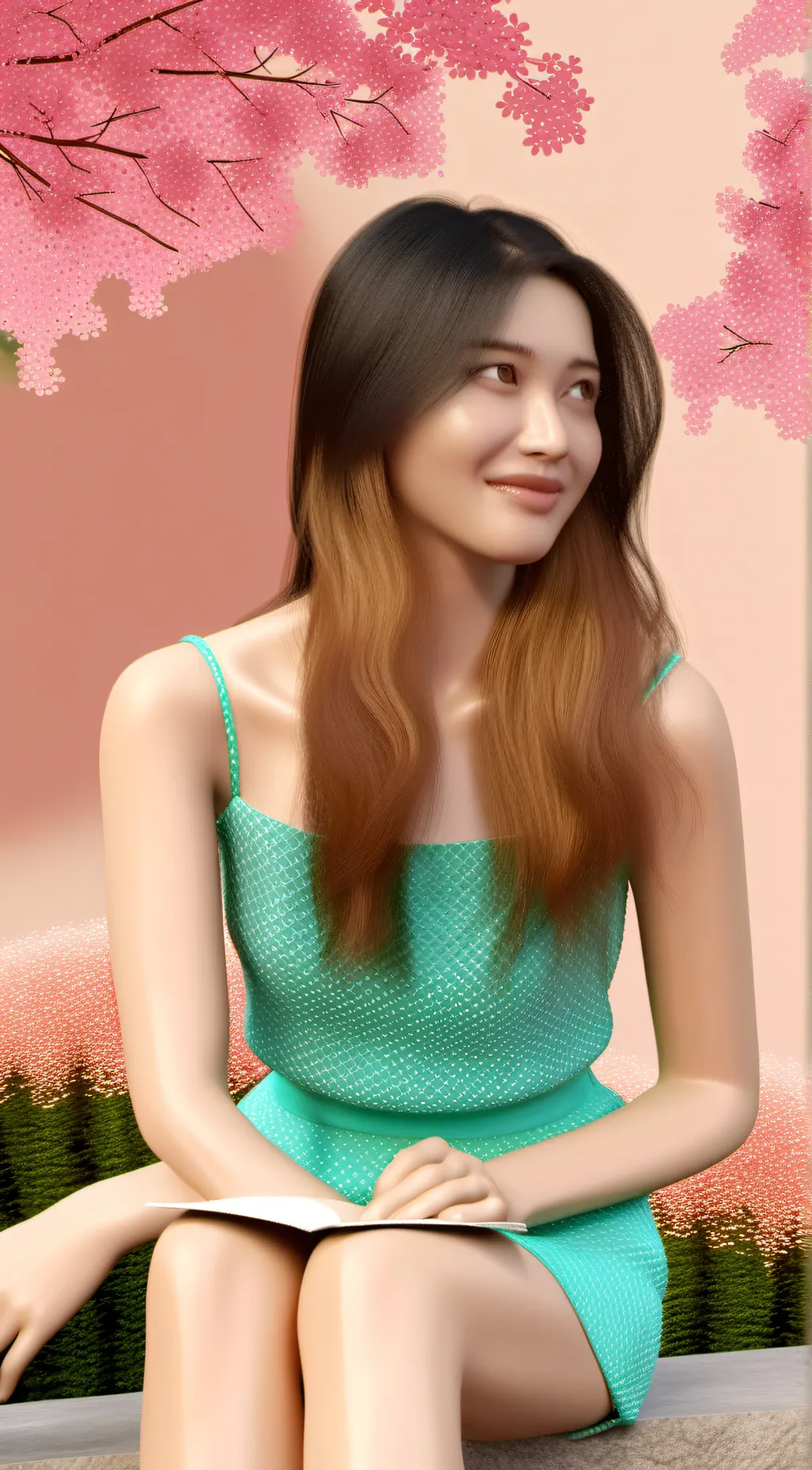 ai character: bini sheena background