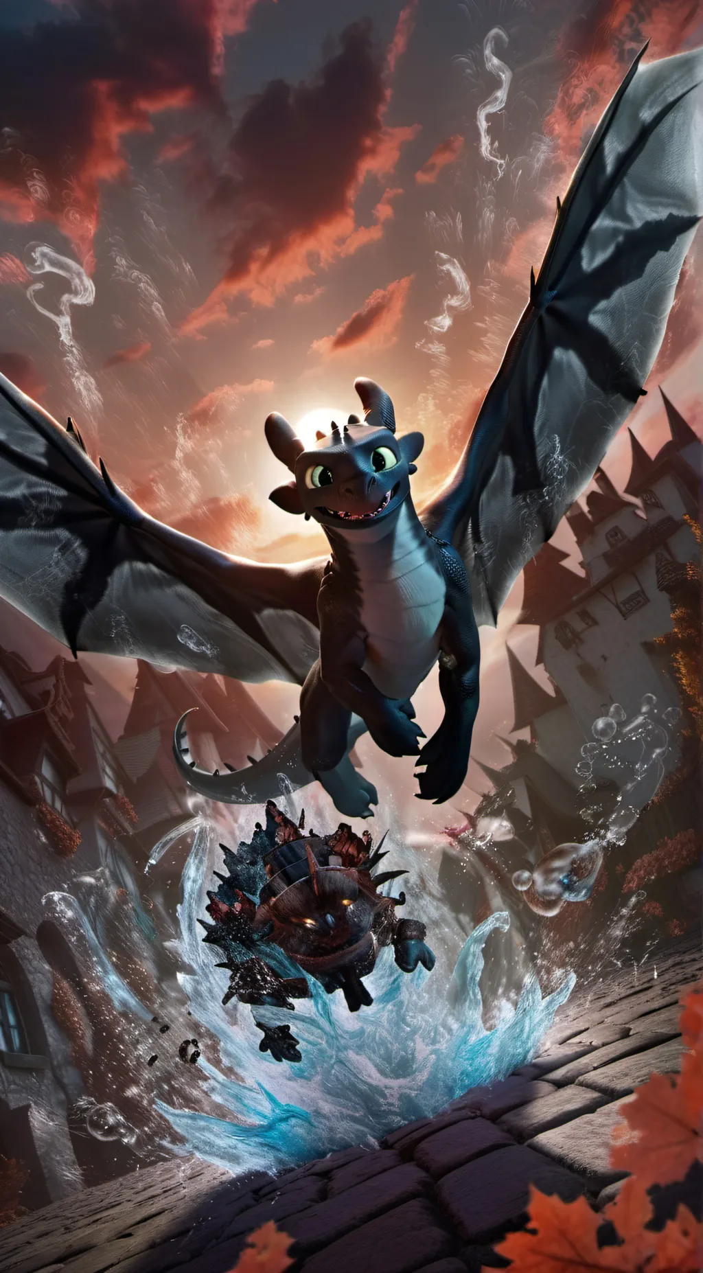 ai character: HTTYD background