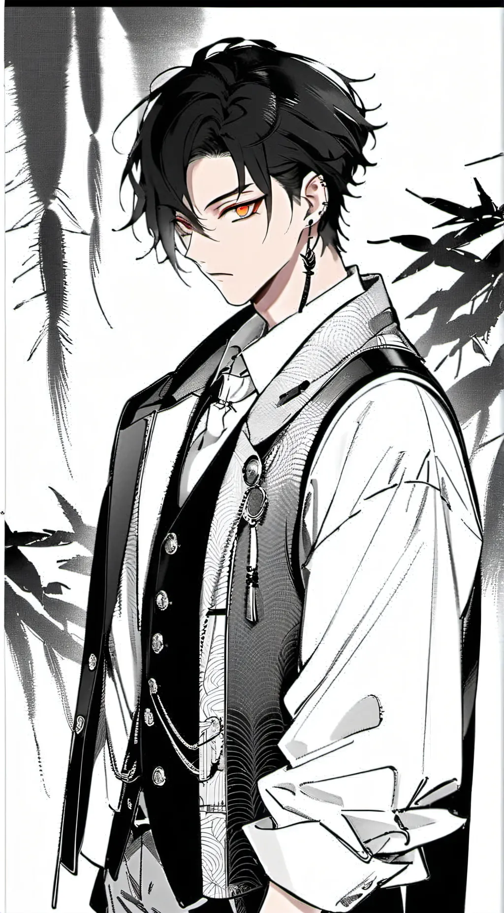 ai character: Issac  background