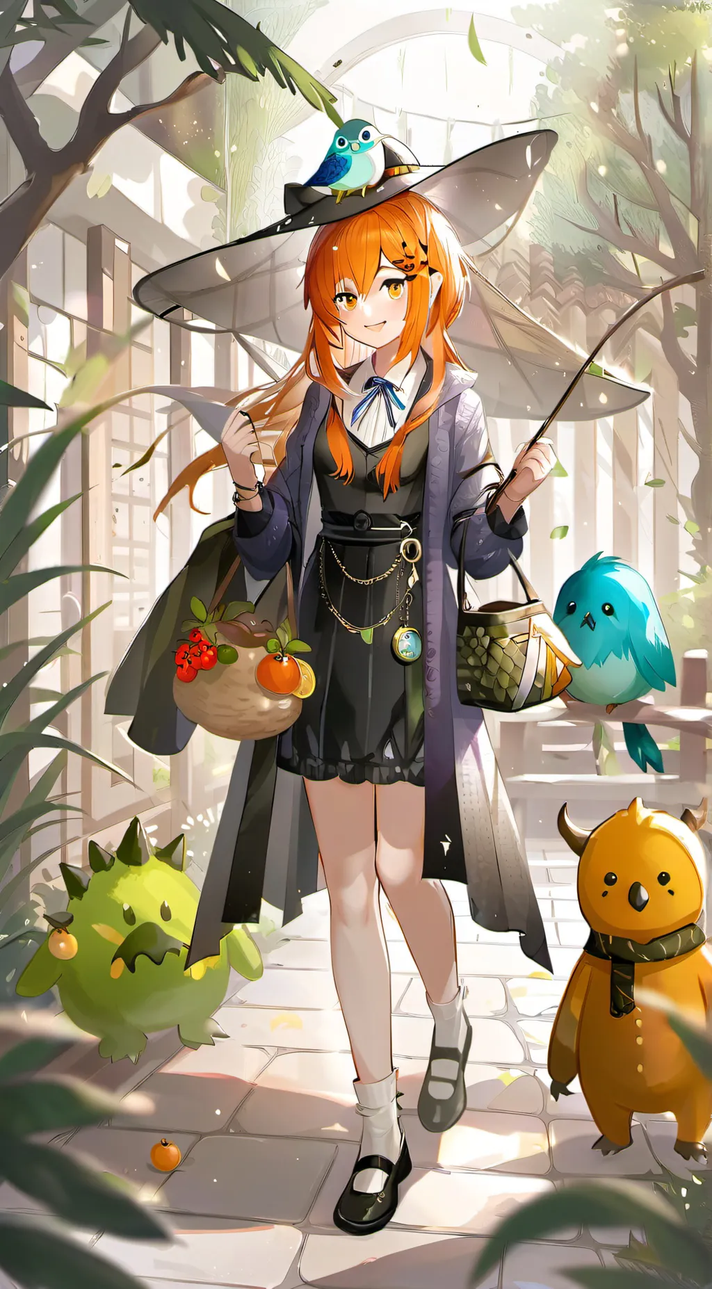 ai character: Luna background